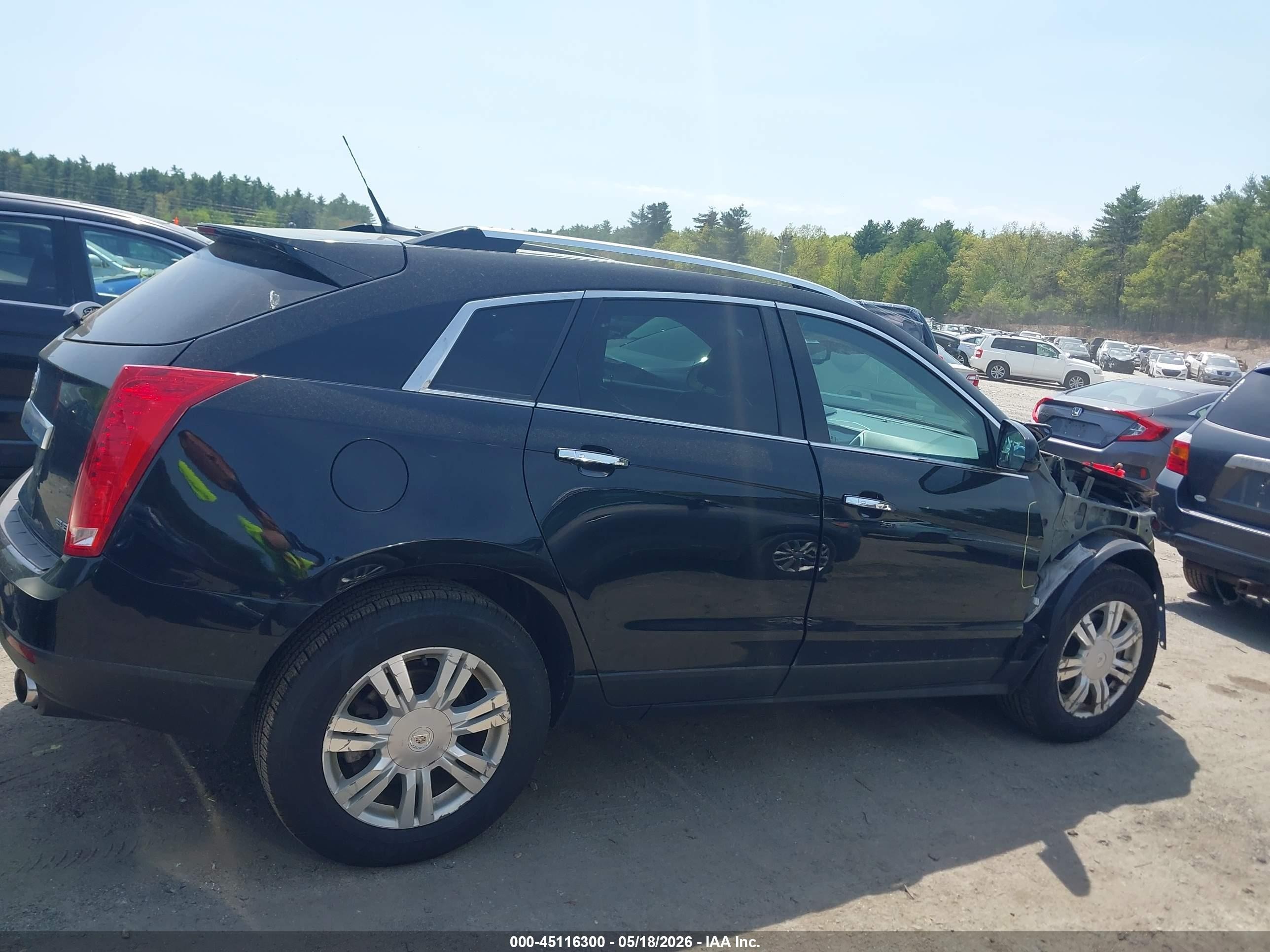 2014 Cadillac Srx Performance Collection Black vin: 3GYFNFE34ES562074
