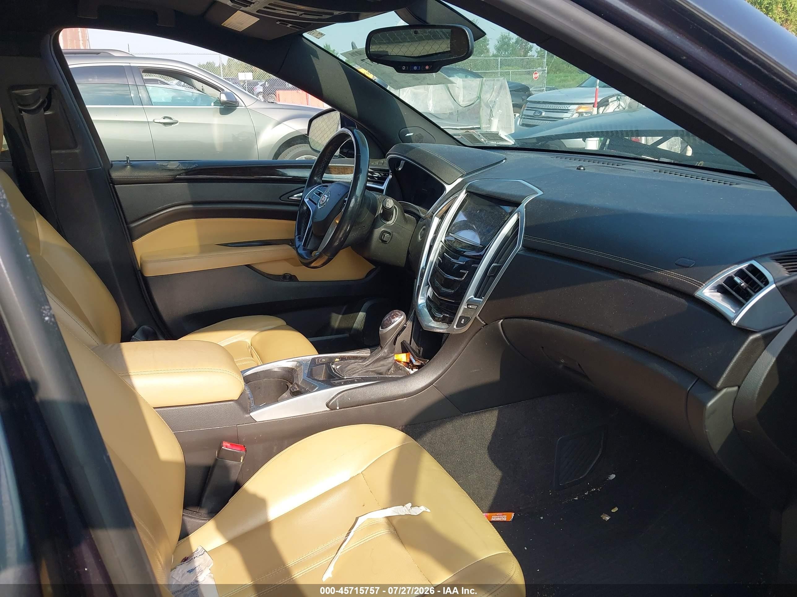 2014 Cadillac Srx Performance Collection Black vin: 3GYFNFE34ES609250