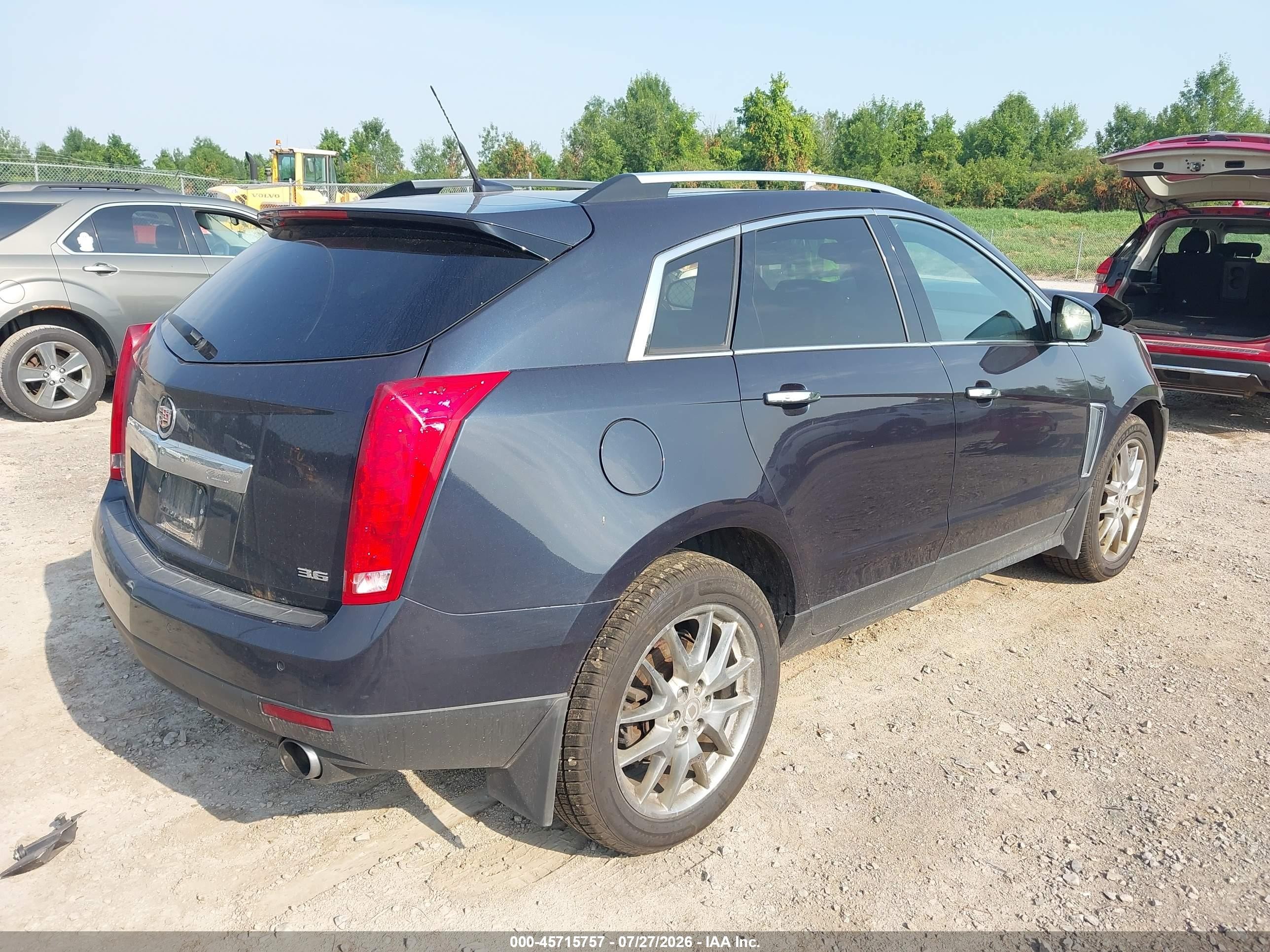 2014 Cadillac Srx Performance Collection Black vin: 3GYFNFE34ES609250