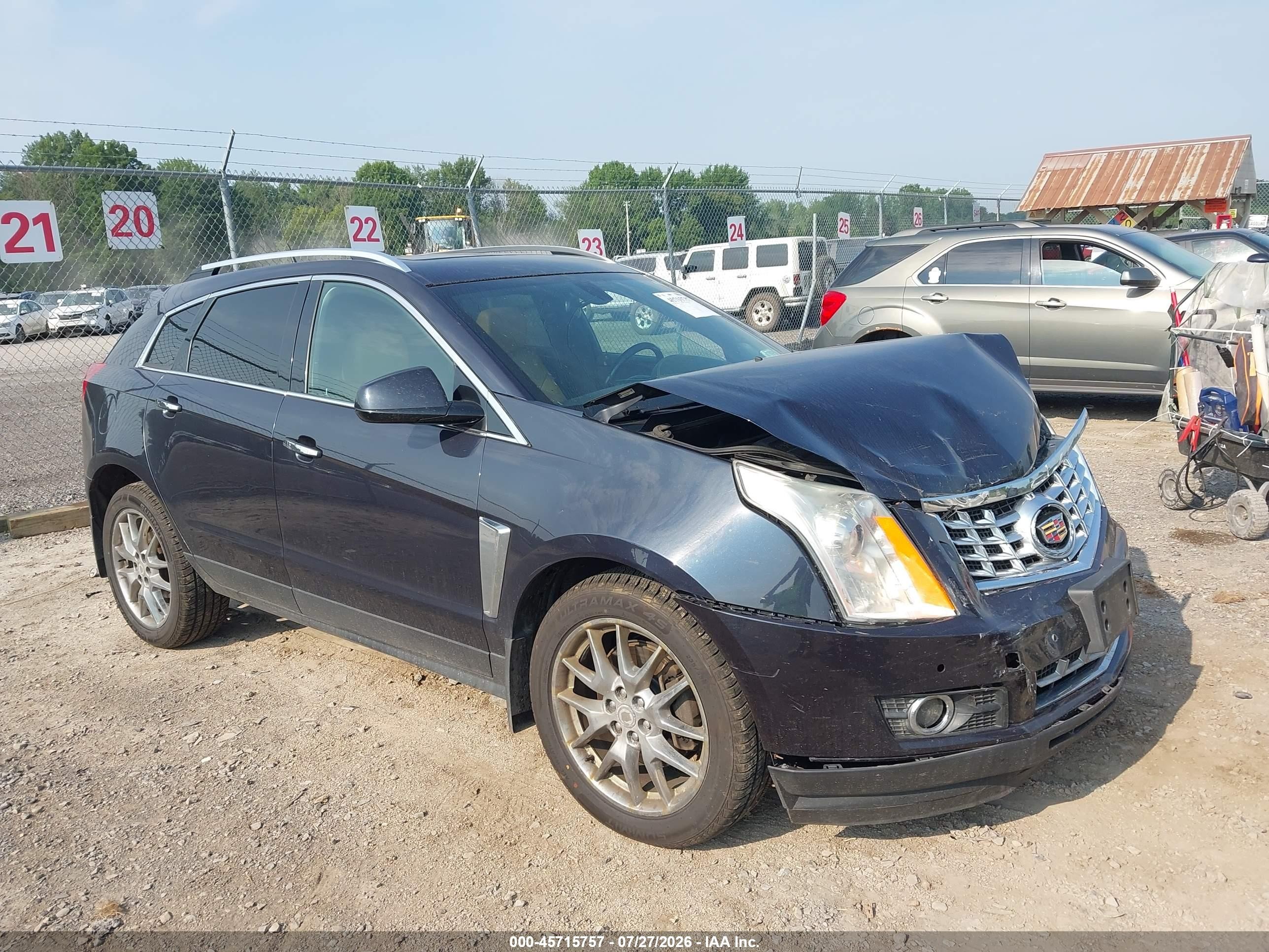 2014 Cadillac Srx Performance Collection Черный vin: 3GYFNFE34ES609250