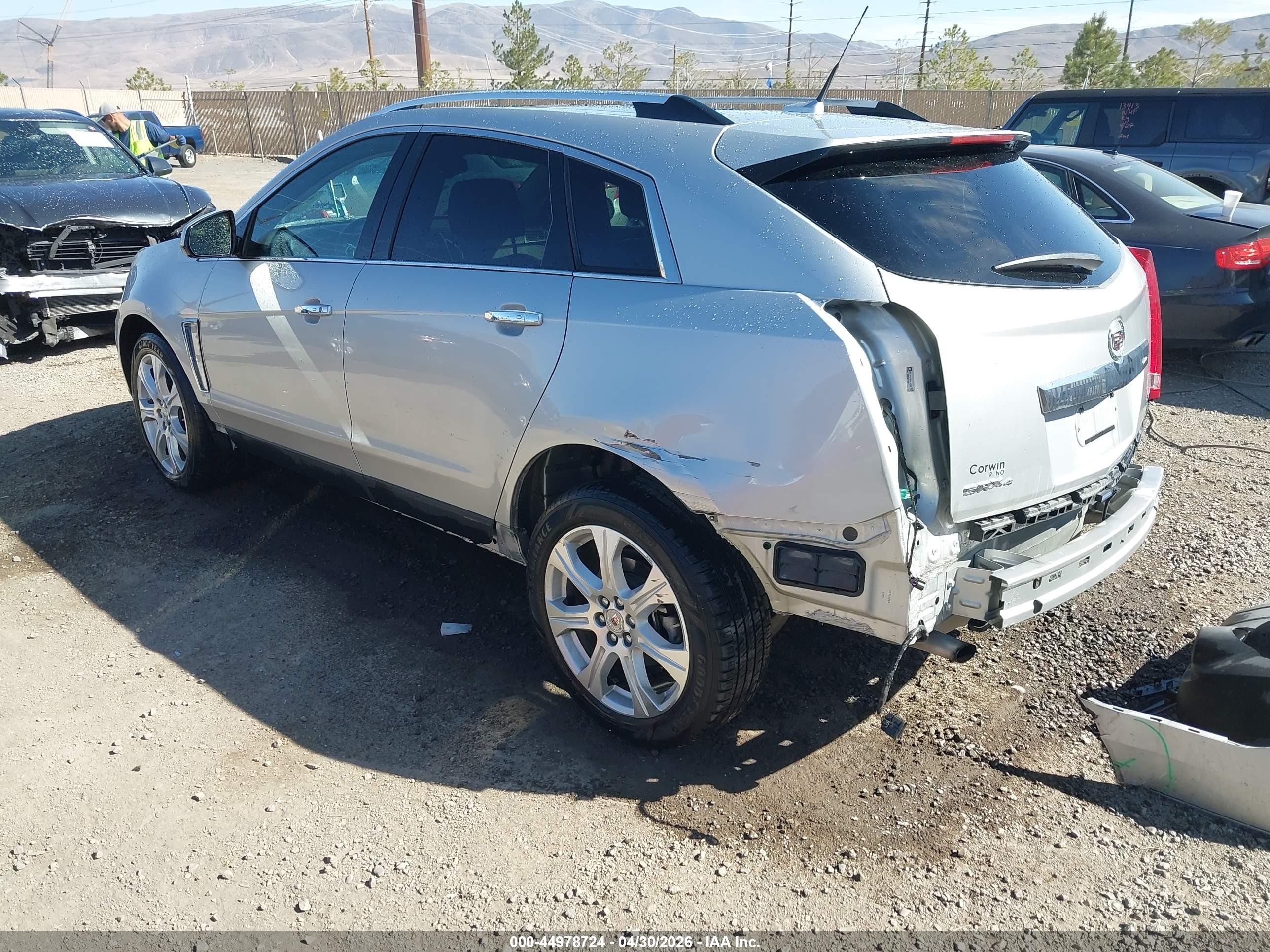 2014 Cadillac Srx Performance Collection Серебряный vin: 3GYFNFE34ES612293