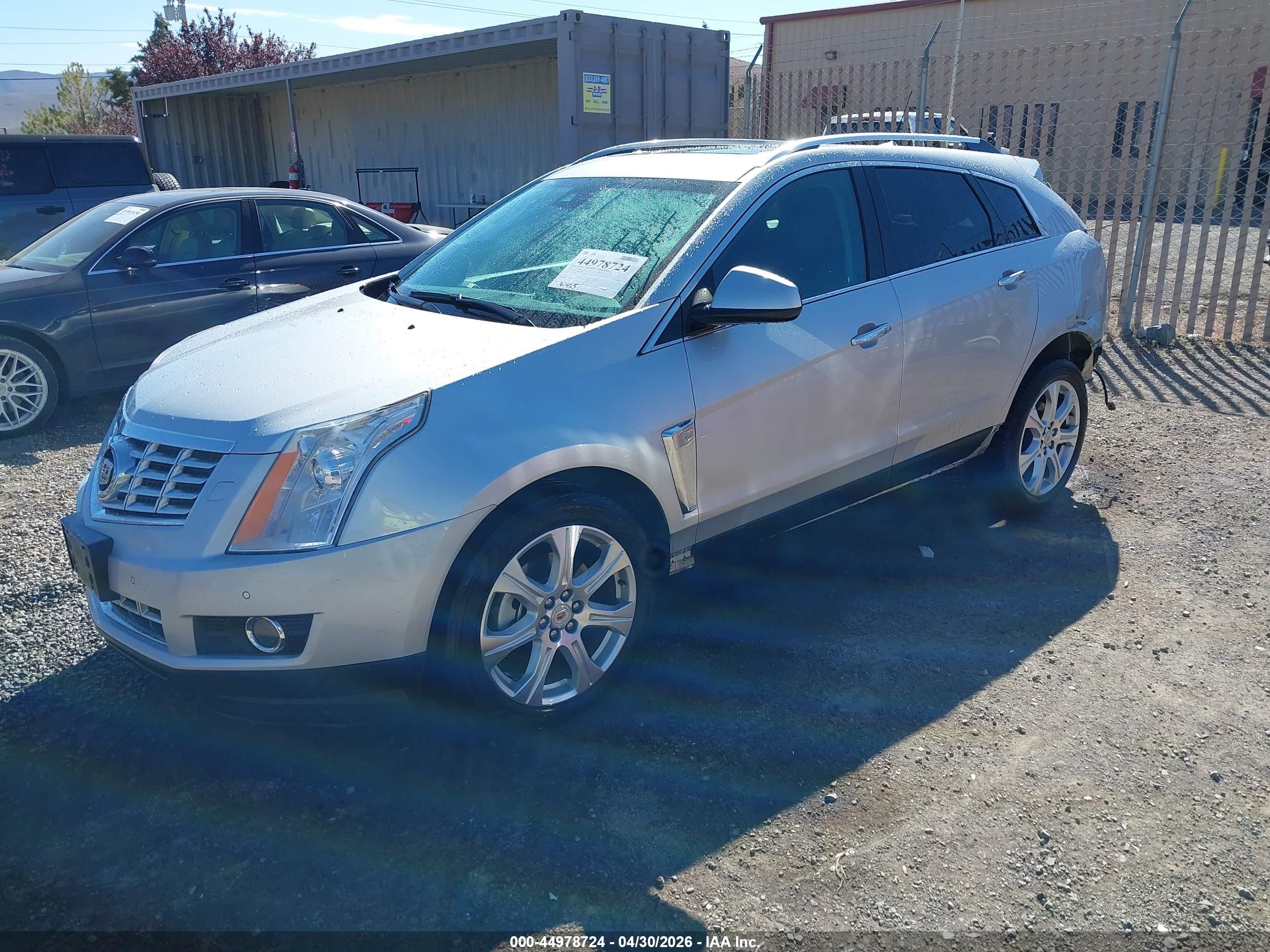 2014 Cadillac Srx Performance Collection Серебряный vin: 3GYFNFE34ES612293