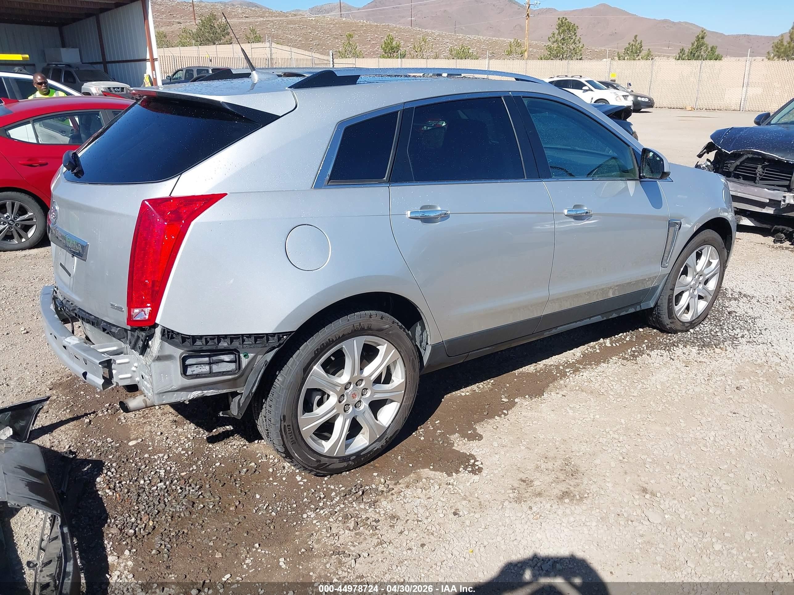 2014 Cadillac Srx Performance Collection Серебряный vin: 3GYFNFE34ES612293