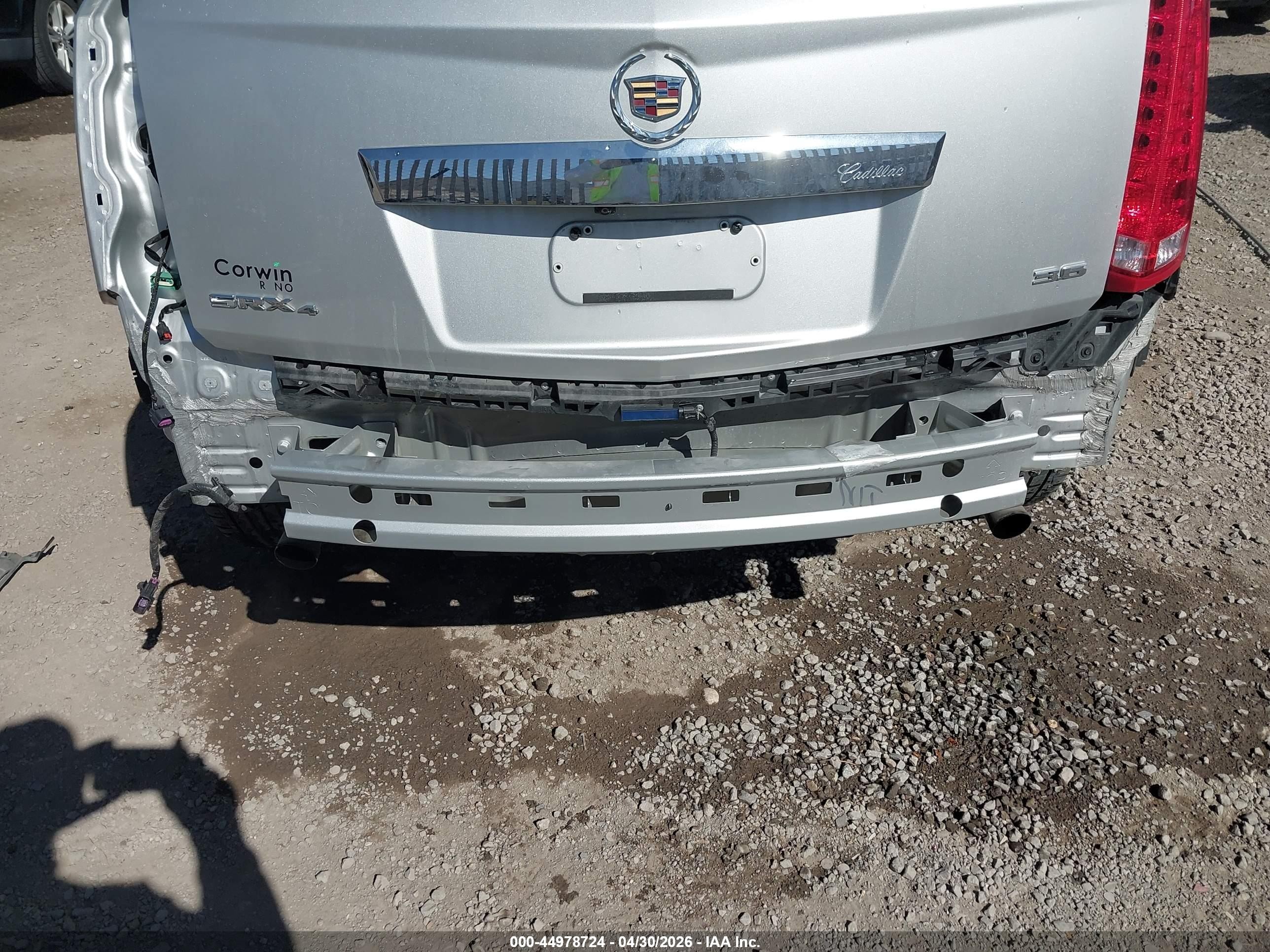 2014 Cadillac Srx Performance Collection Серебряный vin: 3GYFNFE34ES612293