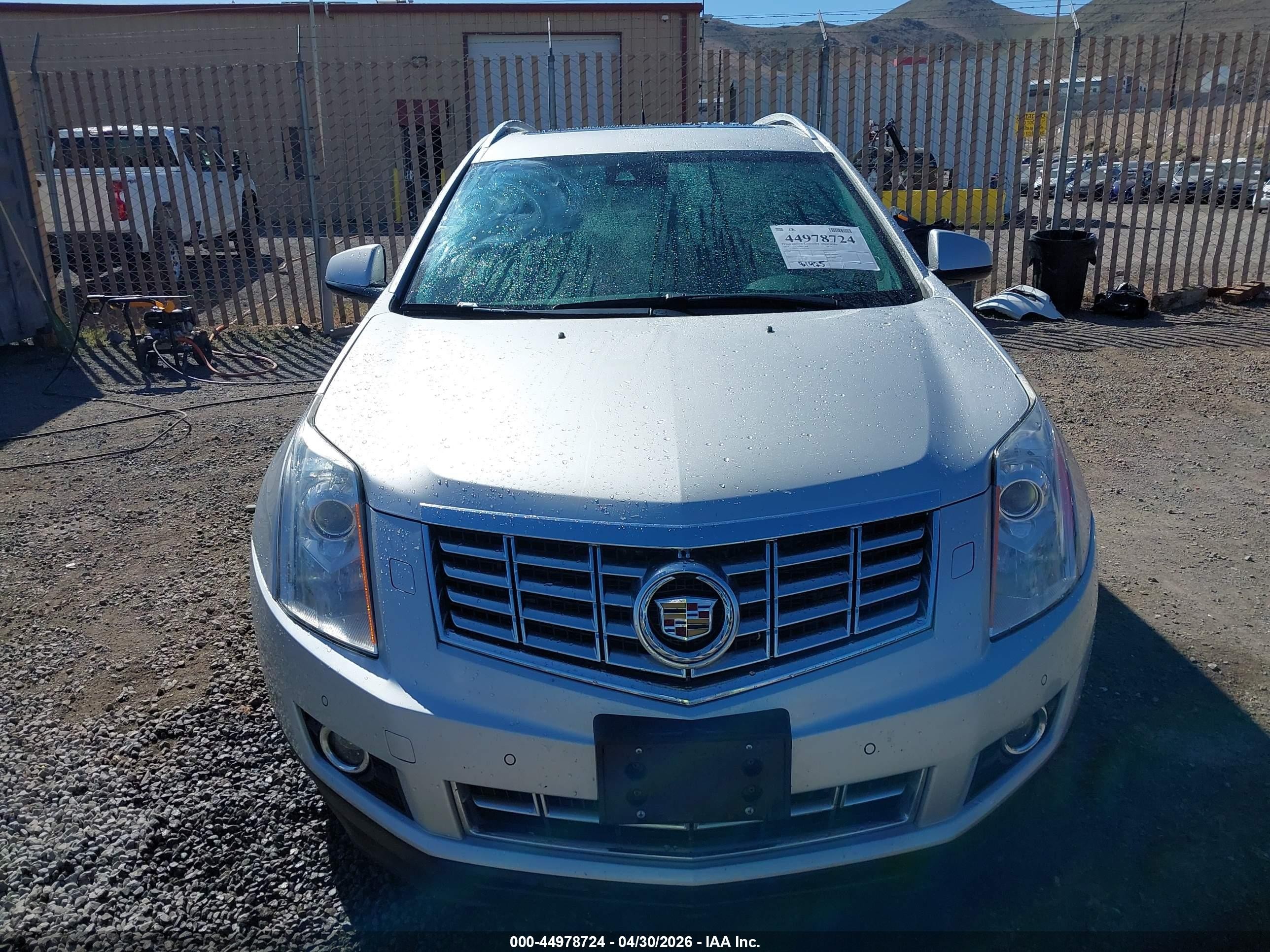 2014 Cadillac Srx Performance Collection Серебряный vin: 3GYFNFE34ES612293