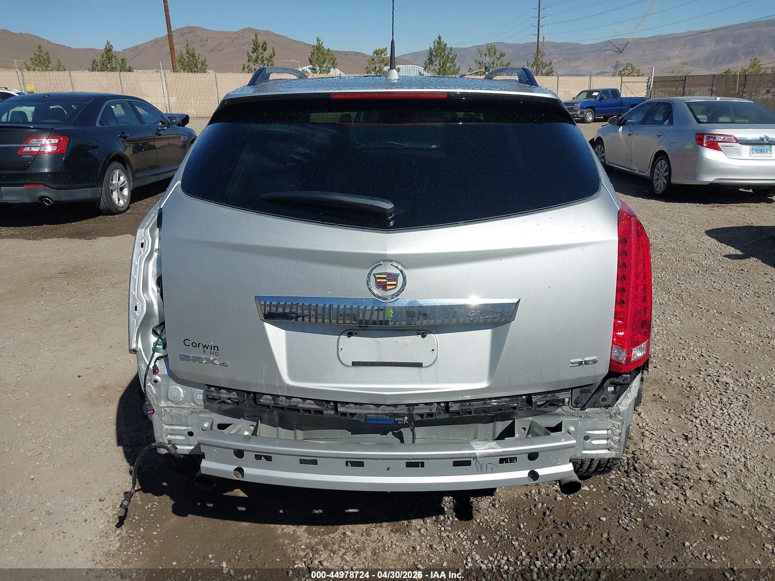2014 Cadillac Srx Performance Collection Серебряный vin: 3GYFNFE34ES612293