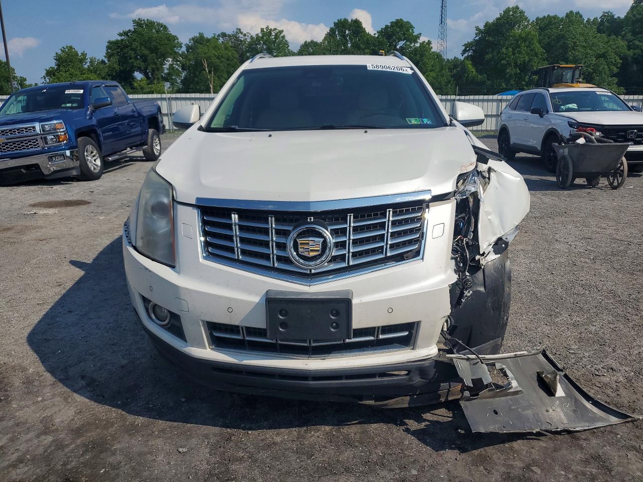 2014 Cadillac Srx Performance Collection White vin: 3GYFNFE35ES562102