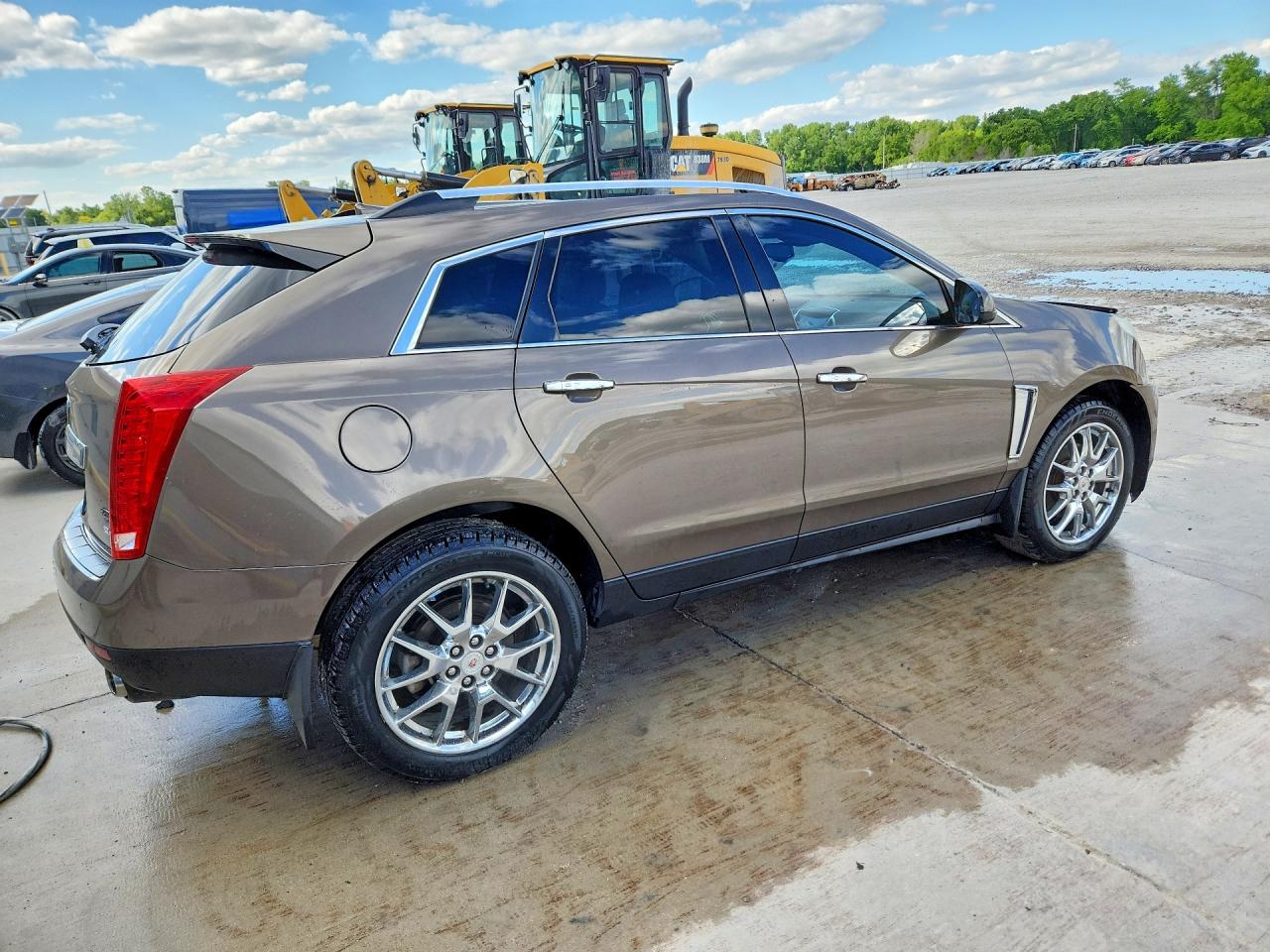 2014 Cadillac Srx Performance Collection Brown vin: 3GYFNFE35ES563458