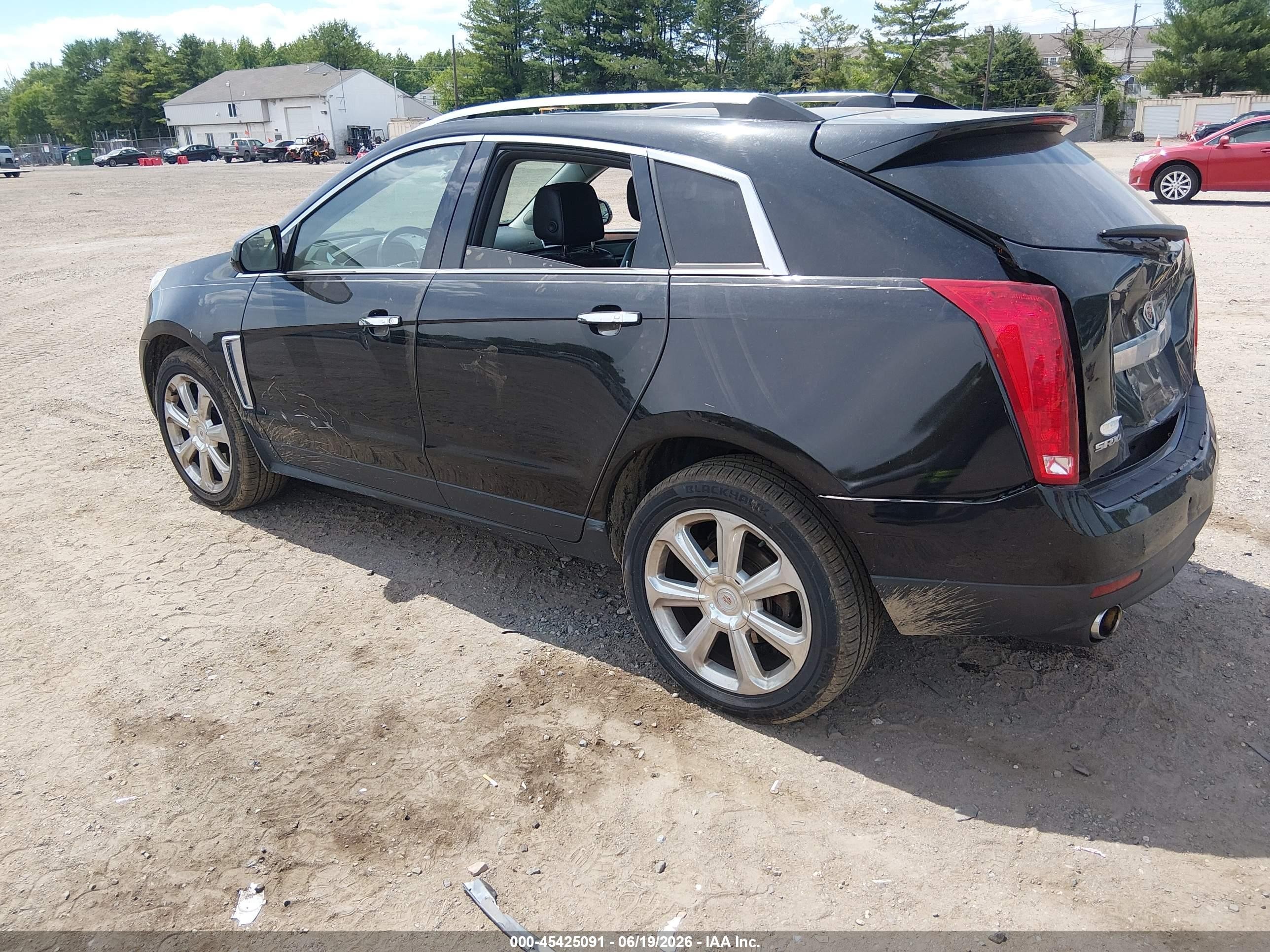 2015 Cadillac Srx Performance Collection Black vin: 3GYFNFE35FS584778