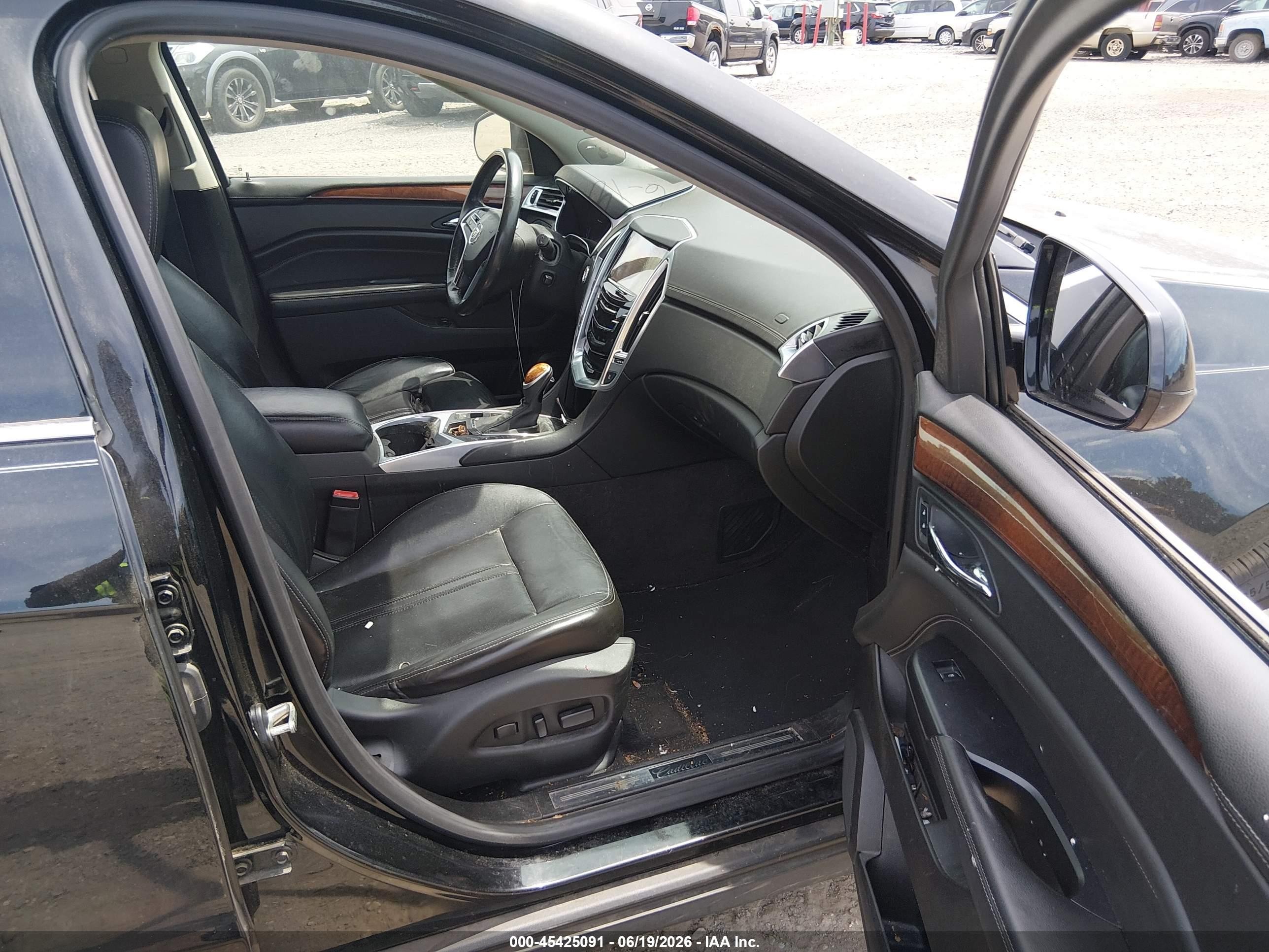 2015 Cadillac Srx Performance Collection Black vin: 3GYFNFE35FS584778