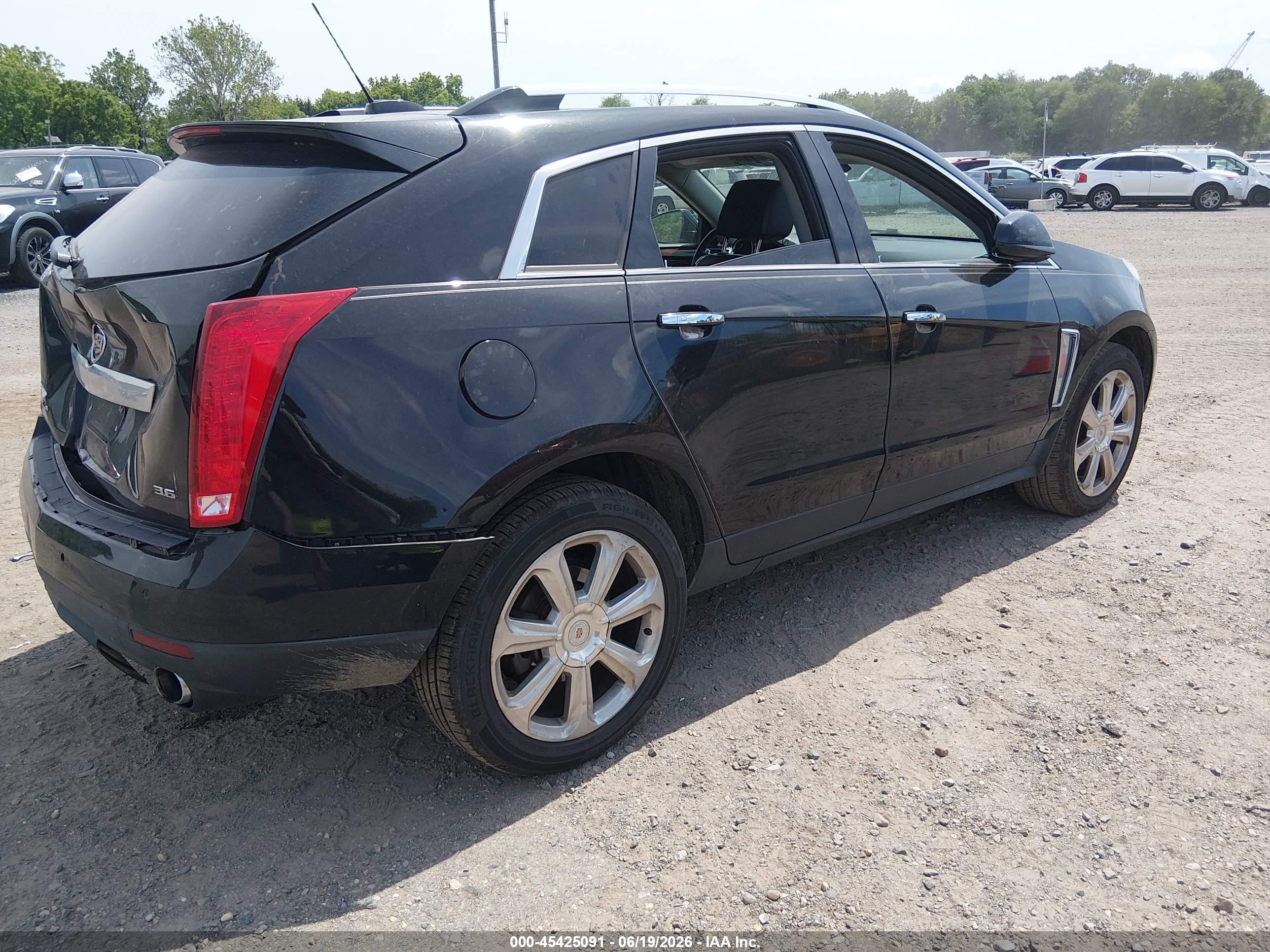 2015 Cadillac Srx Performance Collection Black vin: 3GYFNFE35FS584778