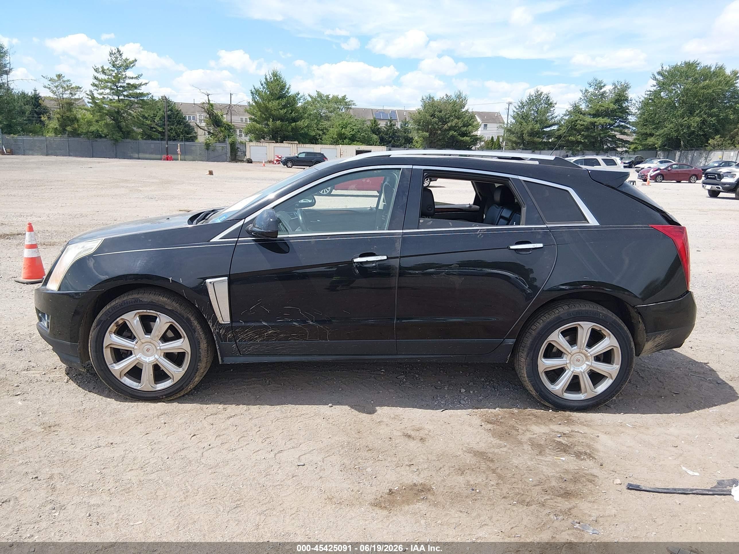 2015 Cadillac Srx Performance Collection Black vin: 3GYFNFE35FS584778