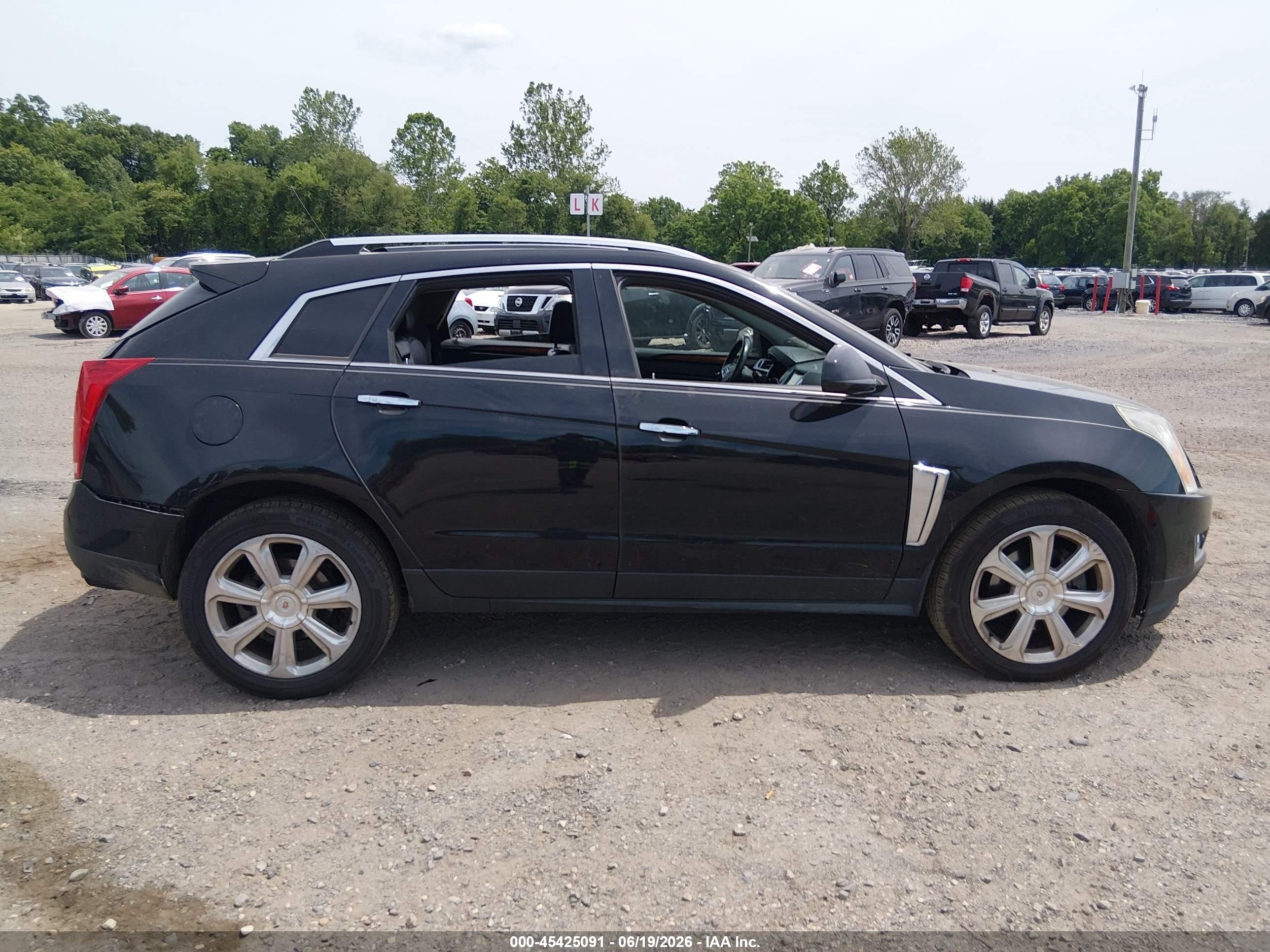 2015 Cadillac Srx Performance Collection Black vin: 3GYFNFE35FS584778