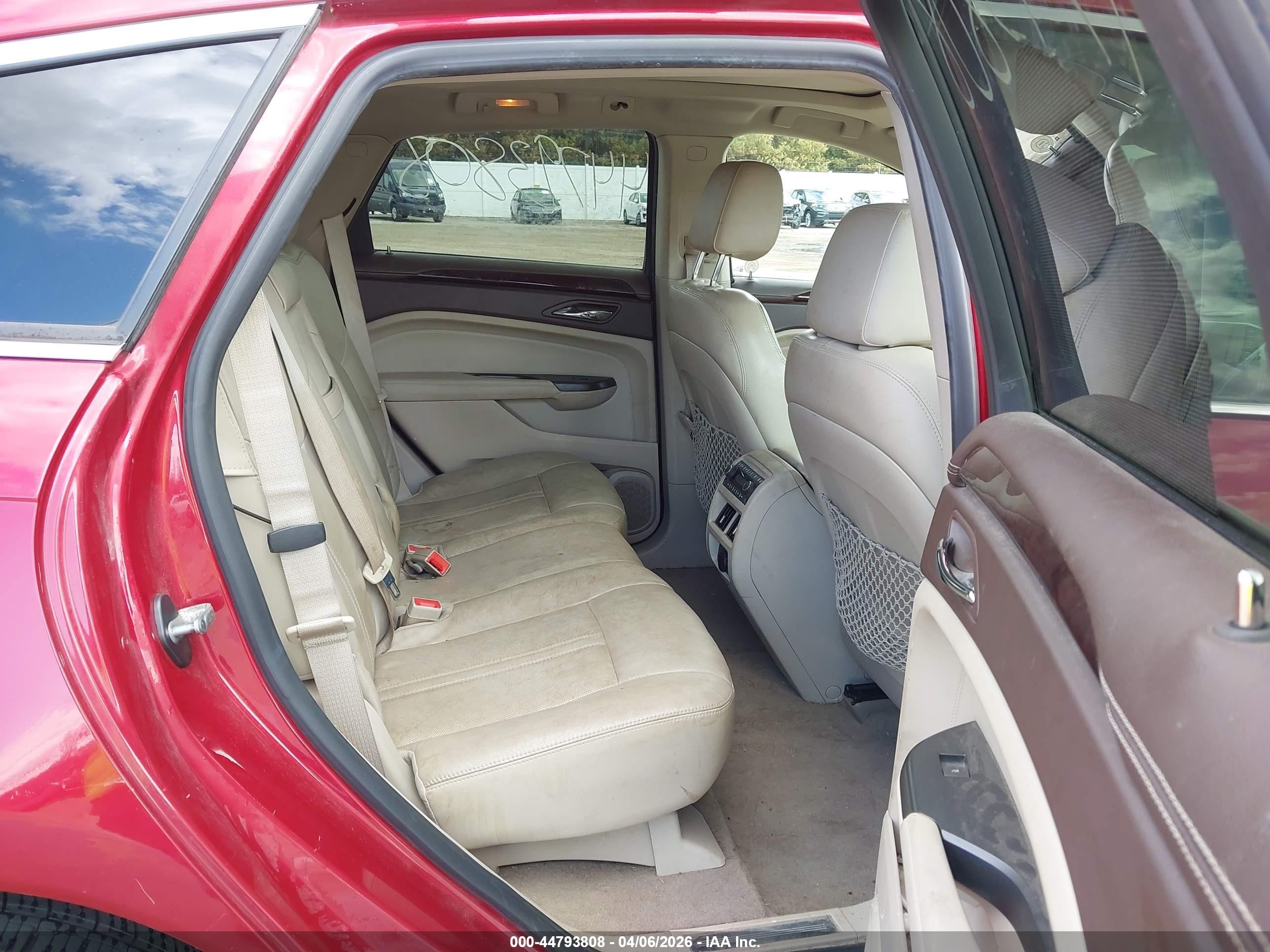 2012 Cadillac Srx Premium Collection Red vin: 3GYFNFE36CS530319