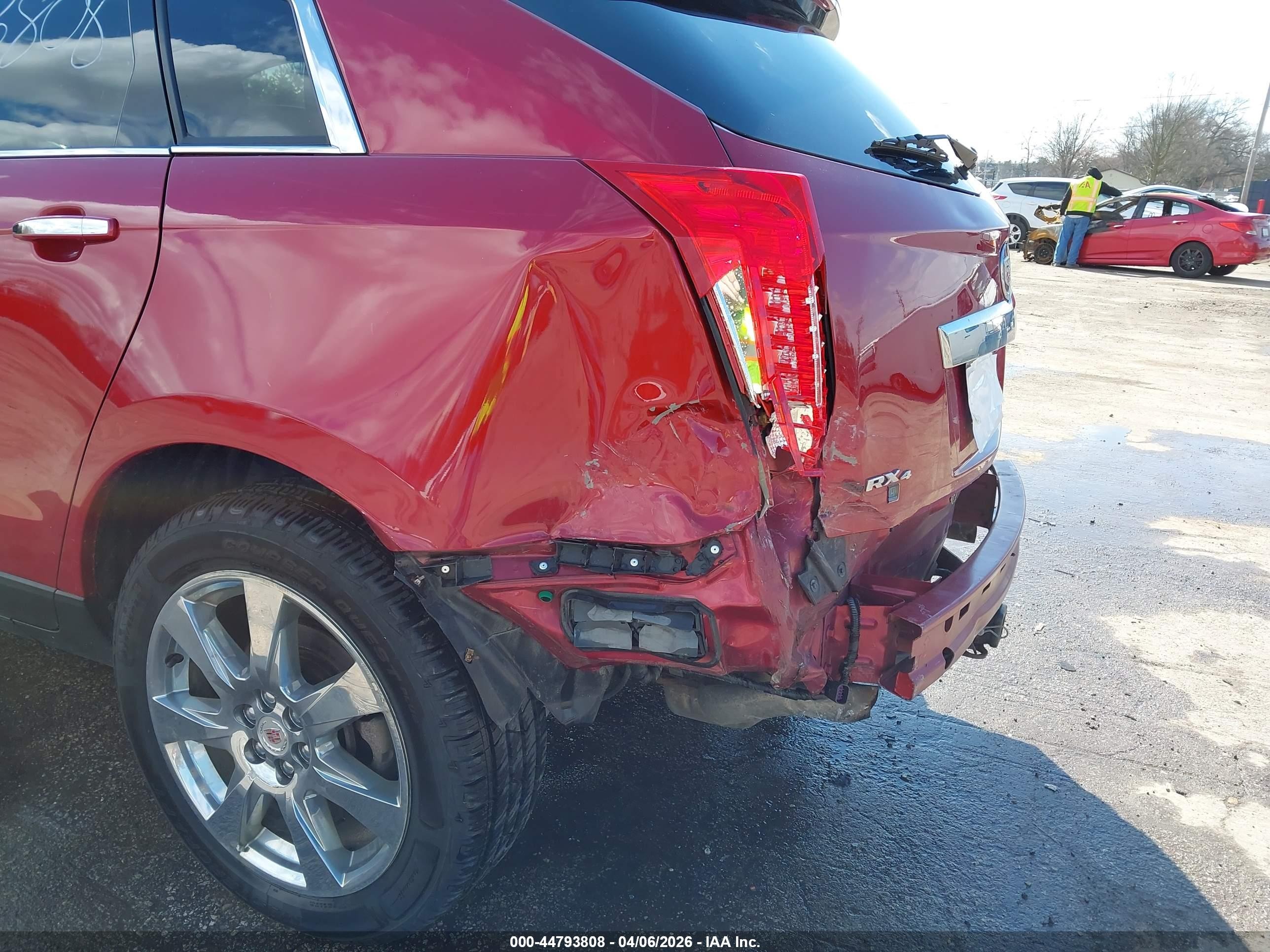 2012 Cadillac Srx Premium Collection Red vin: 3GYFNFE36CS530319