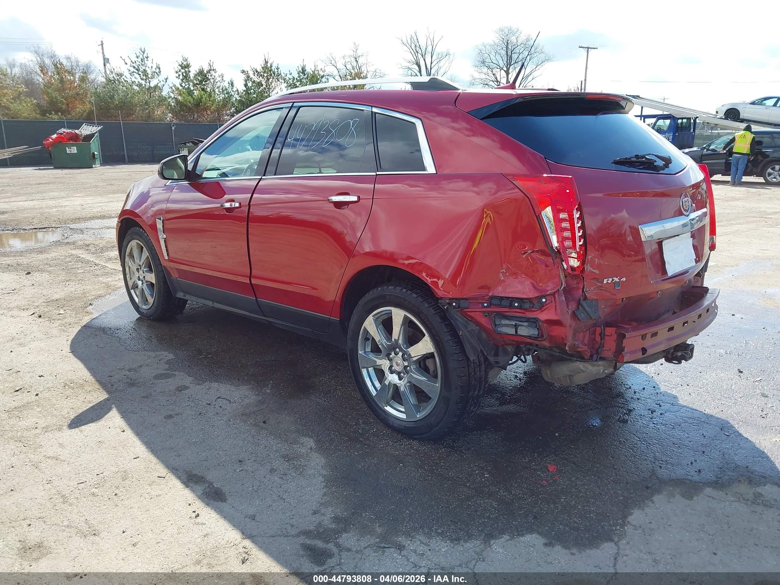 2012 Cadillac Srx Premium Collection Red vin: 3GYFNFE36CS530319