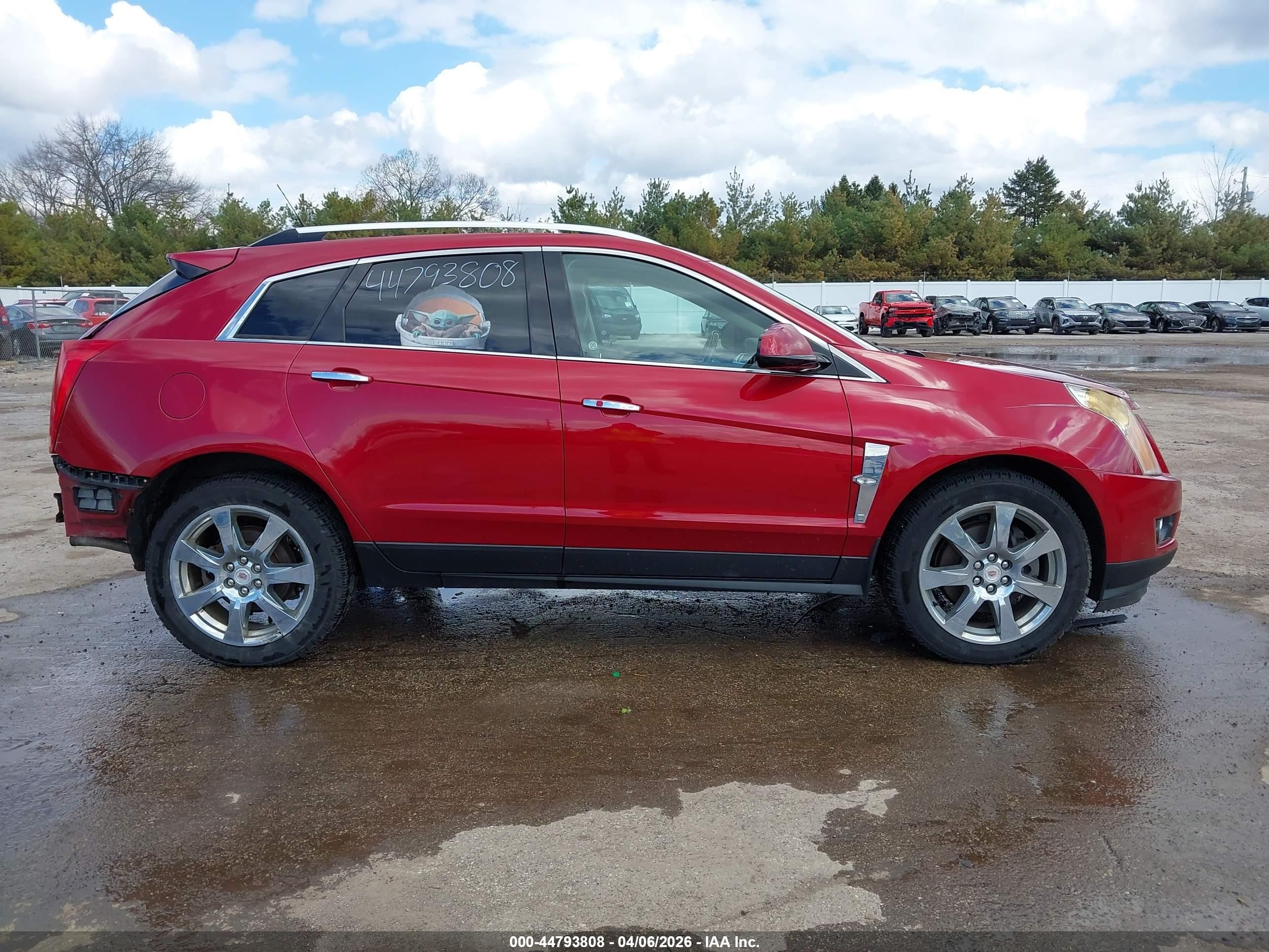 2012 Cadillac Srx Premium Collection Red vin: 3GYFNFE36CS530319