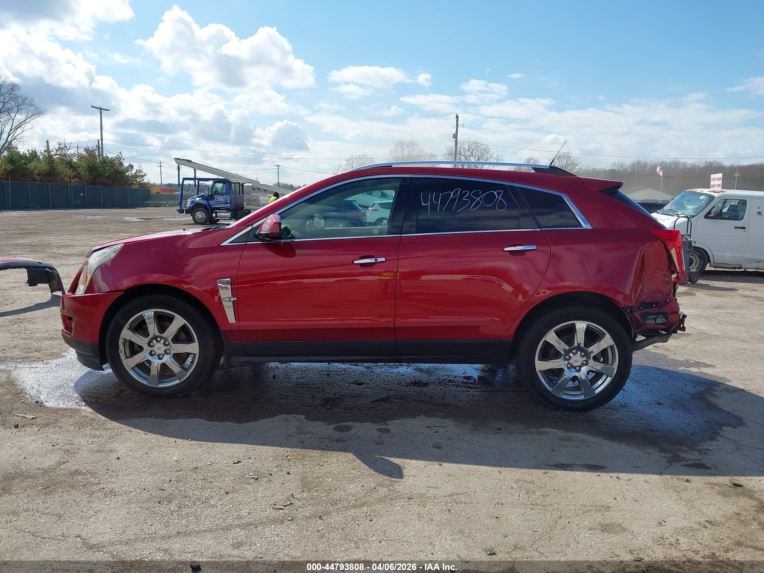 2012 Cadillac Srx Premium Collection Red vin: 3GYFNFE36CS530319