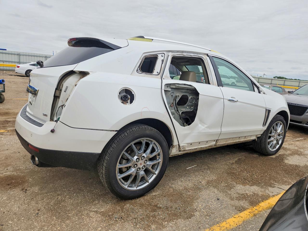 2014 Cadillac Srx Performance Collection White vin: 3GYFNFE36ES661446