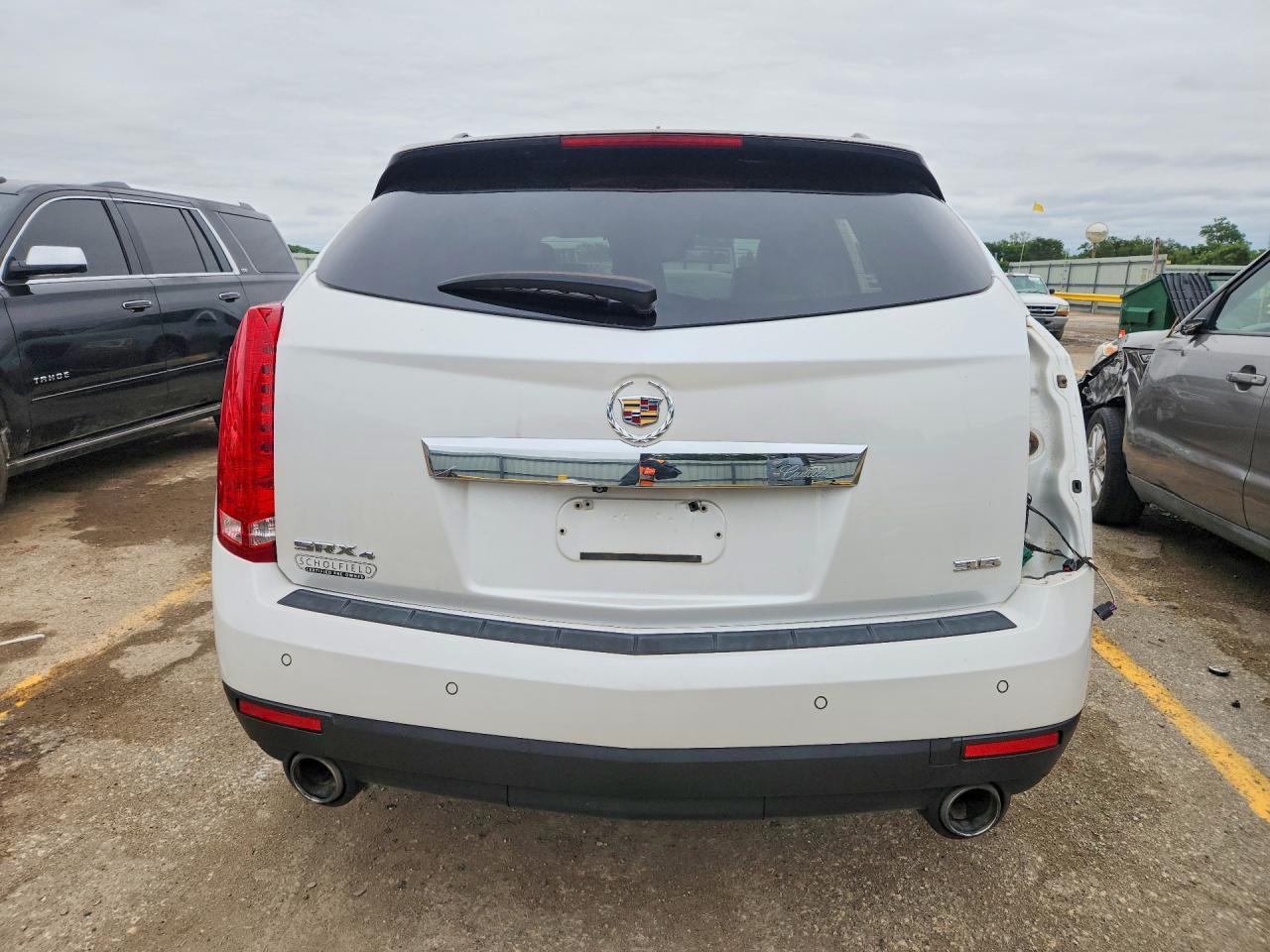 2014 Cadillac Srx Performance Collection White vin: 3GYFNFE36ES661446