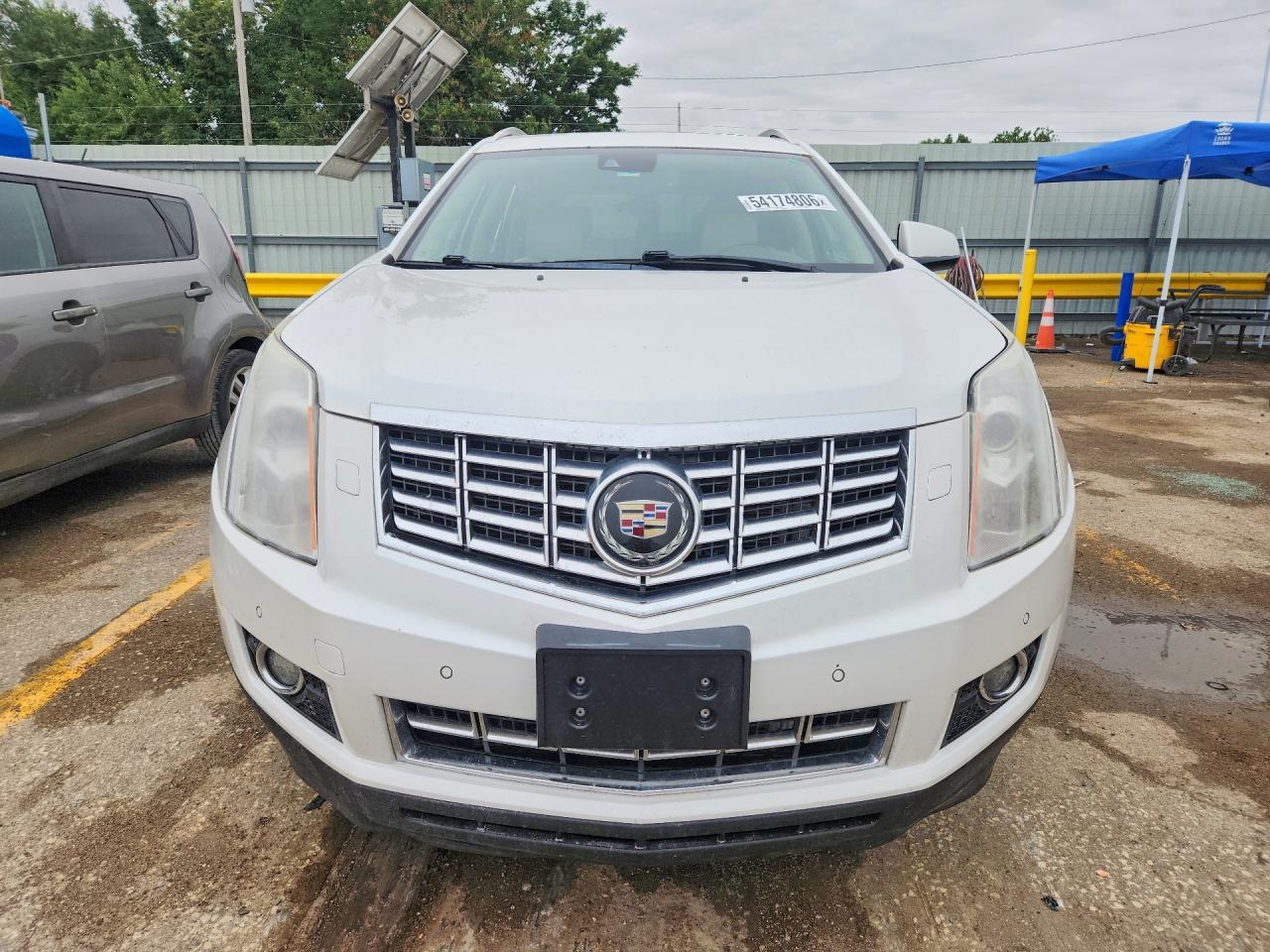 2014 Cadillac Srx Performance Collection White vin: 3GYFNFE36ES661446
