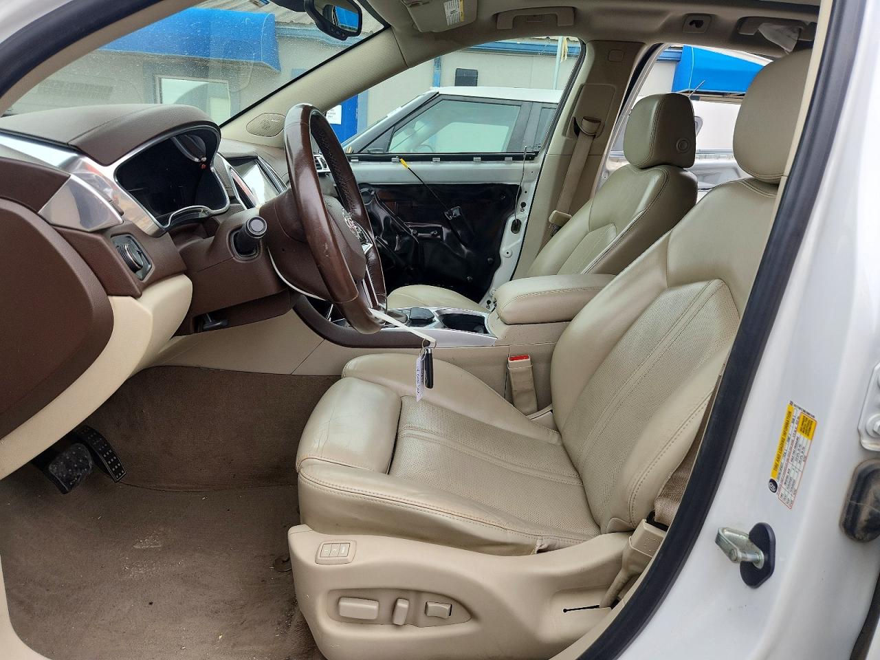 2014 Cadillac Srx Performance Collection White vin: 3GYFNFE36ES661446