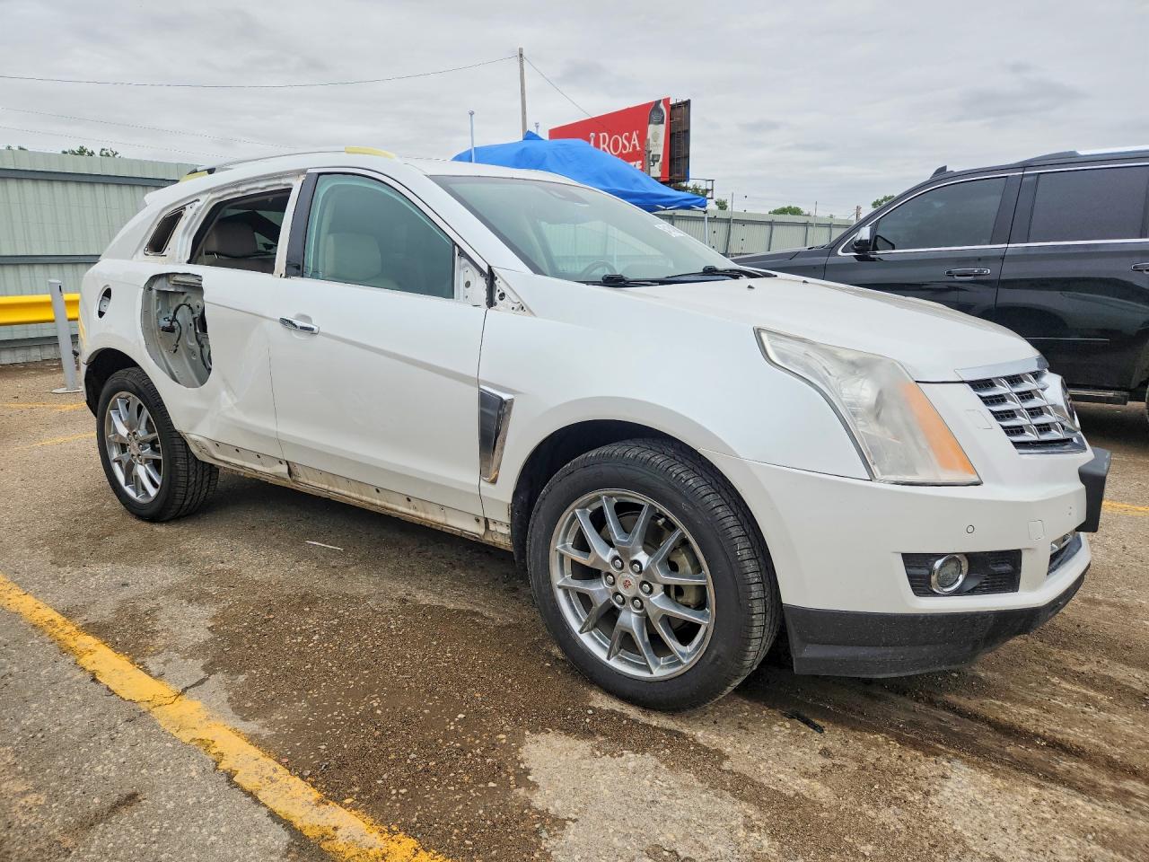 2014 Cadillac Srx Performance Collection White vin: 3GYFNFE36ES661446