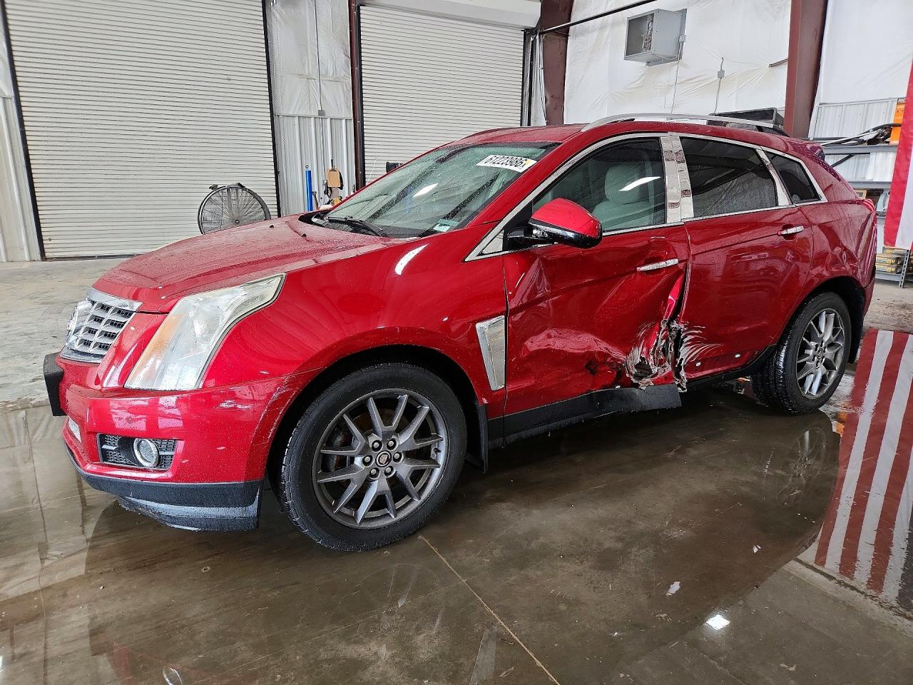 2015 Cadillac Srx Performance Collection Maroon vin: 3GYFNFE36FS567052