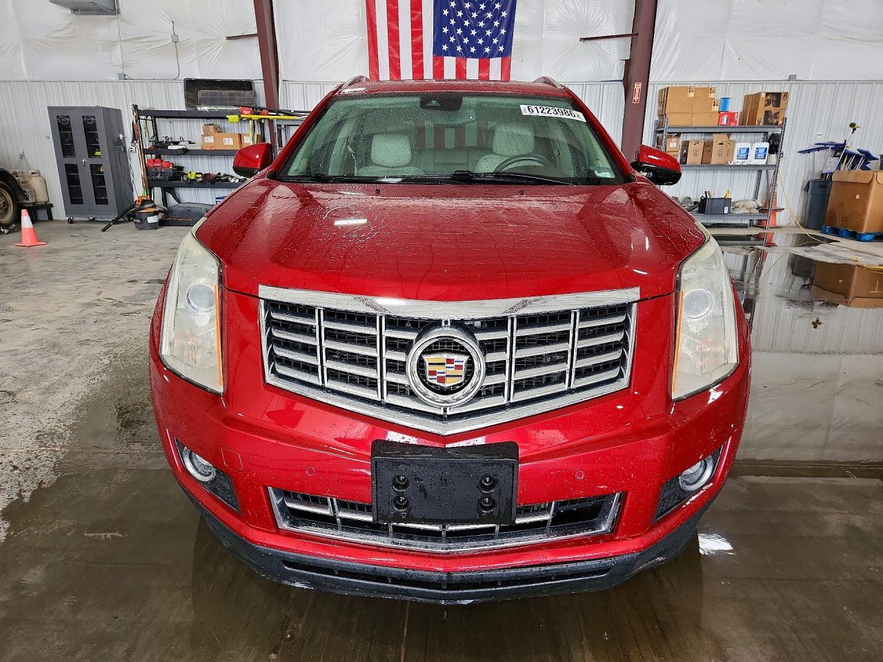 2015 Cadillac Srx Performance Collection Maroon vin: 3GYFNFE36FS567052