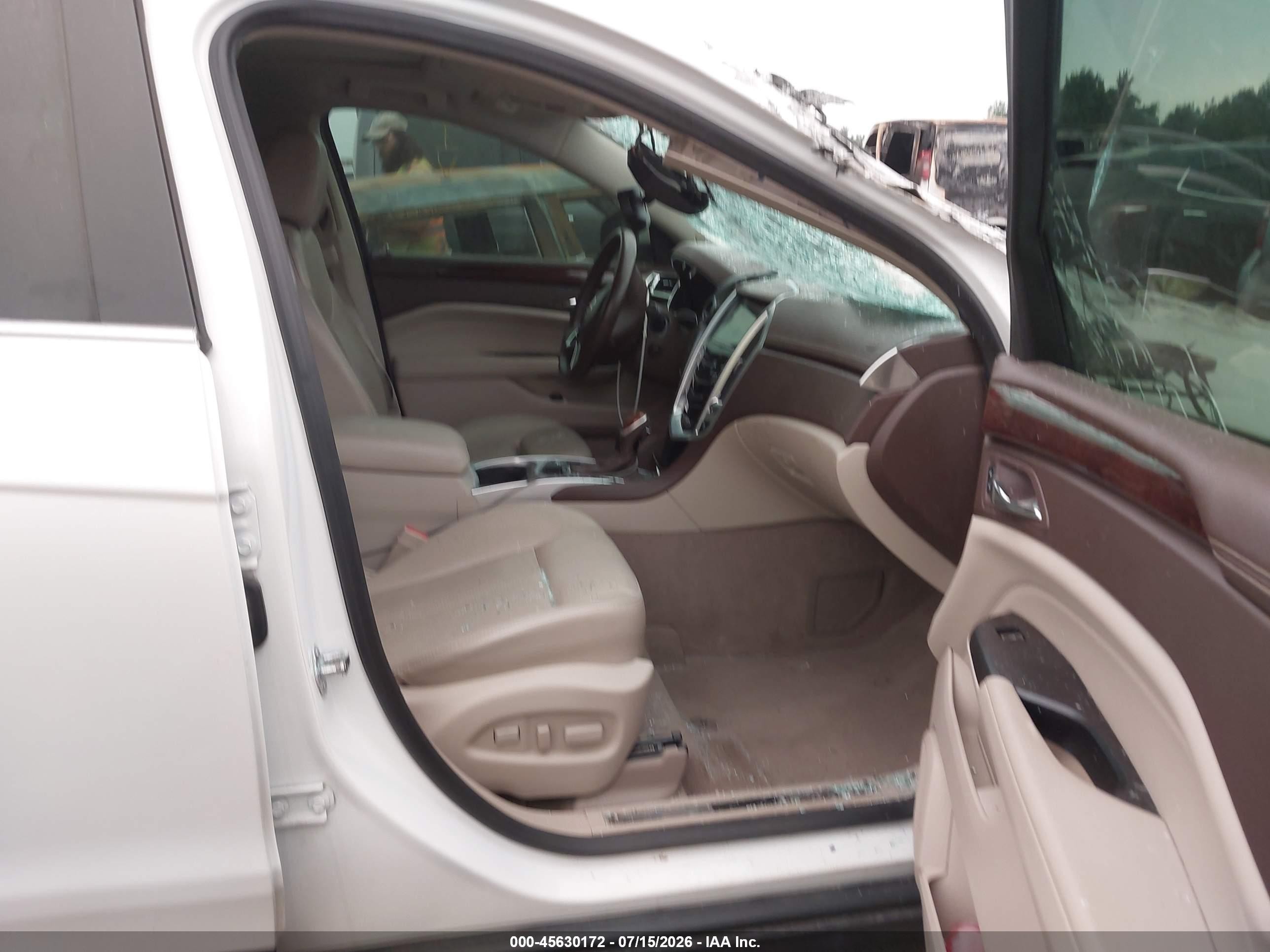 2015 Cadillac Srx Performance Collection White vin: 3GYFNFE36FS641571