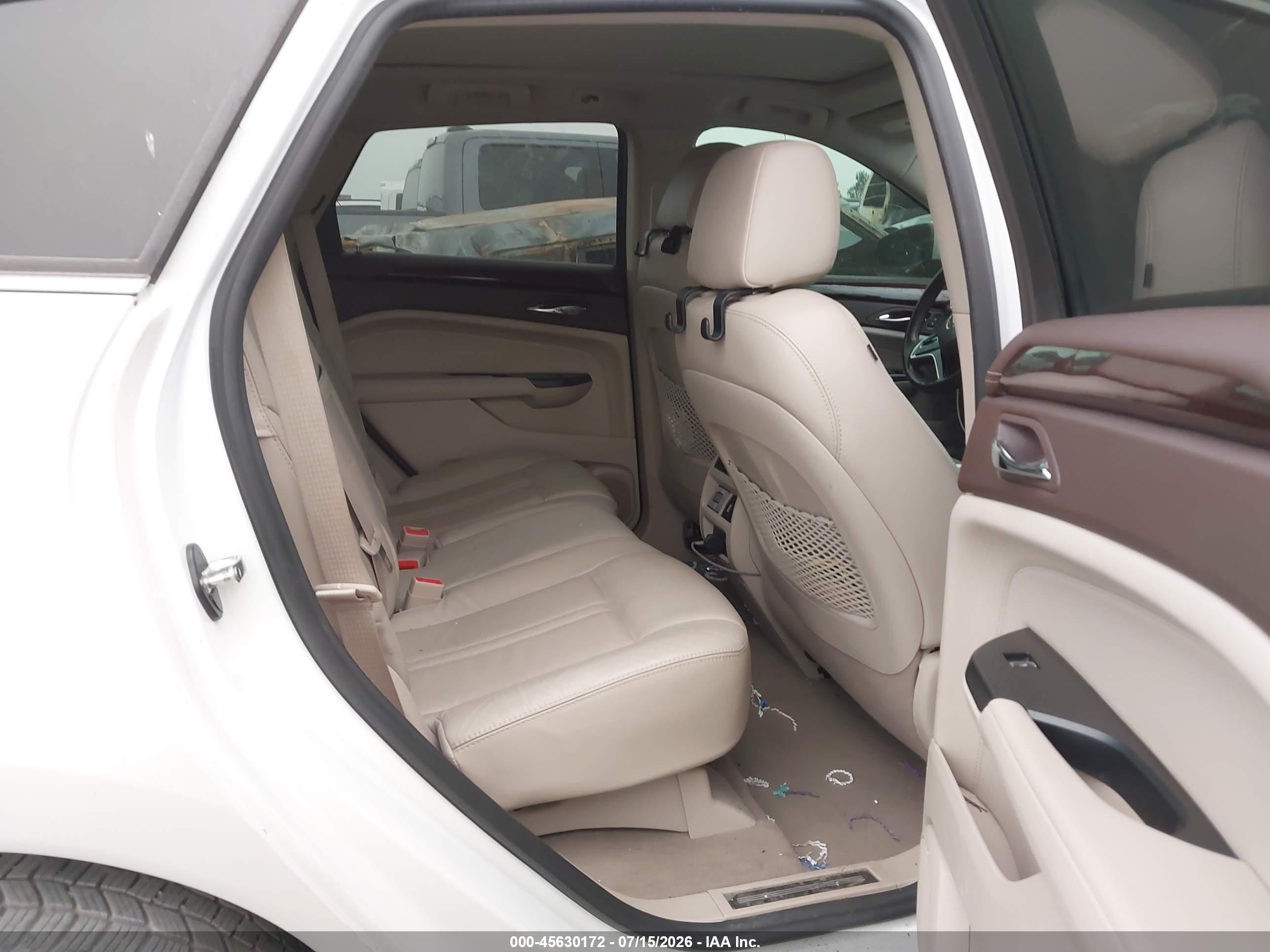 2015 Cadillac Srx Performance Collection White vin: 3GYFNFE36FS641571