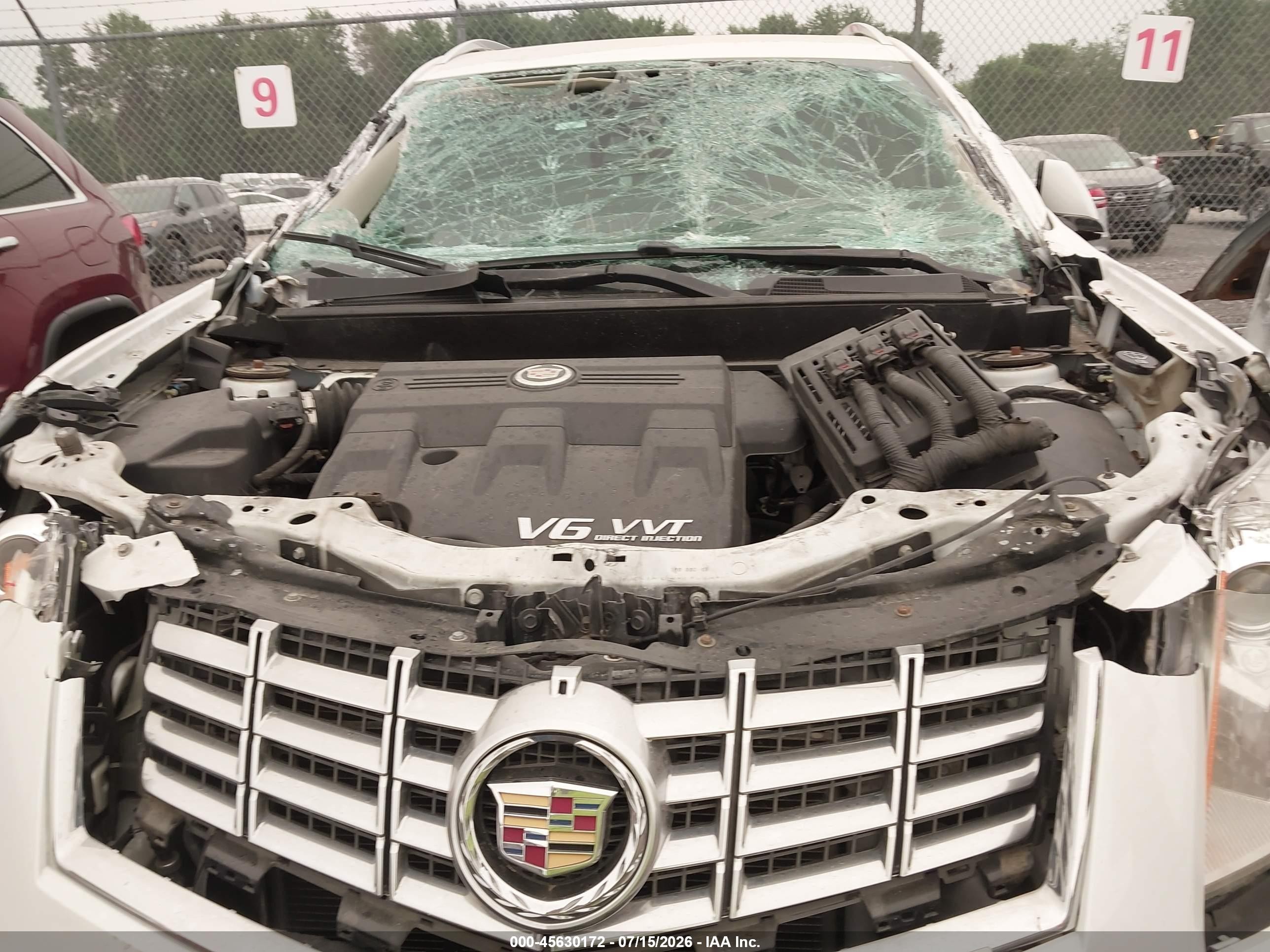 2015 Cadillac Srx Performance Collection White vin: 3GYFNFE36FS641571