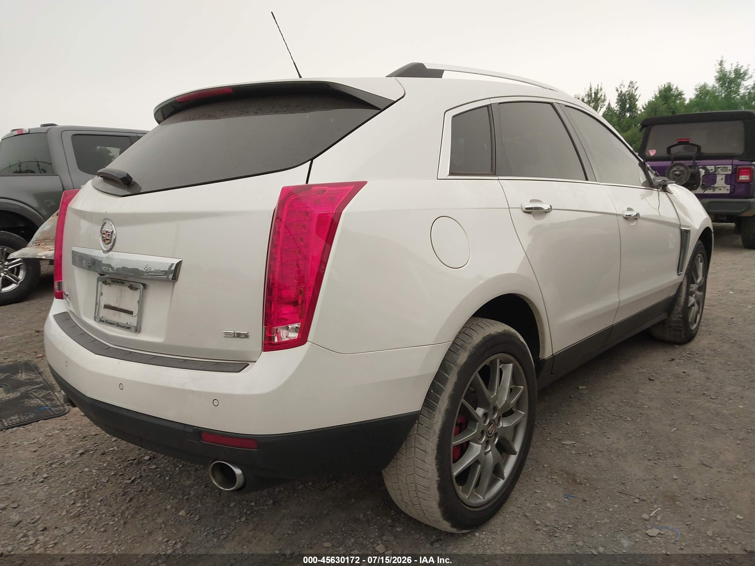 2015 Cadillac Srx Performance Collection White vin: 3GYFNFE36FS641571