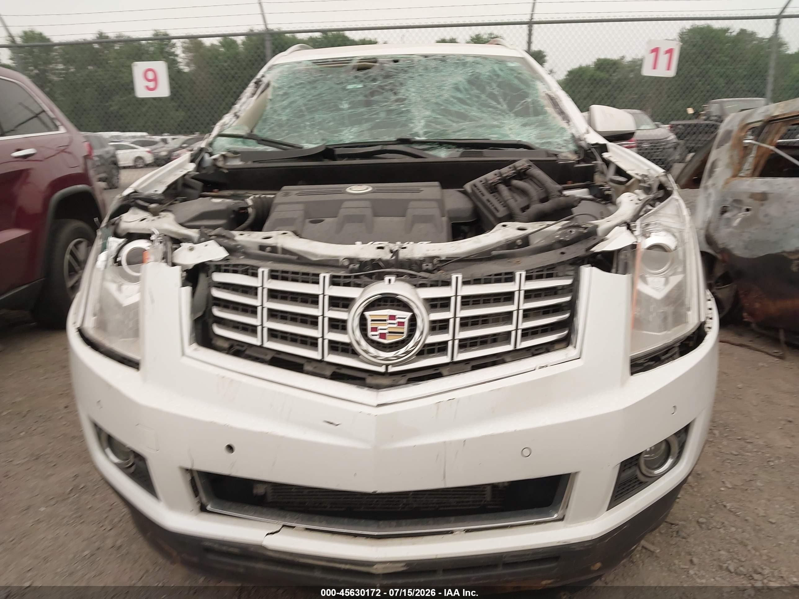 2015 Cadillac Srx Performance Collection White vin: 3GYFNFE36FS641571