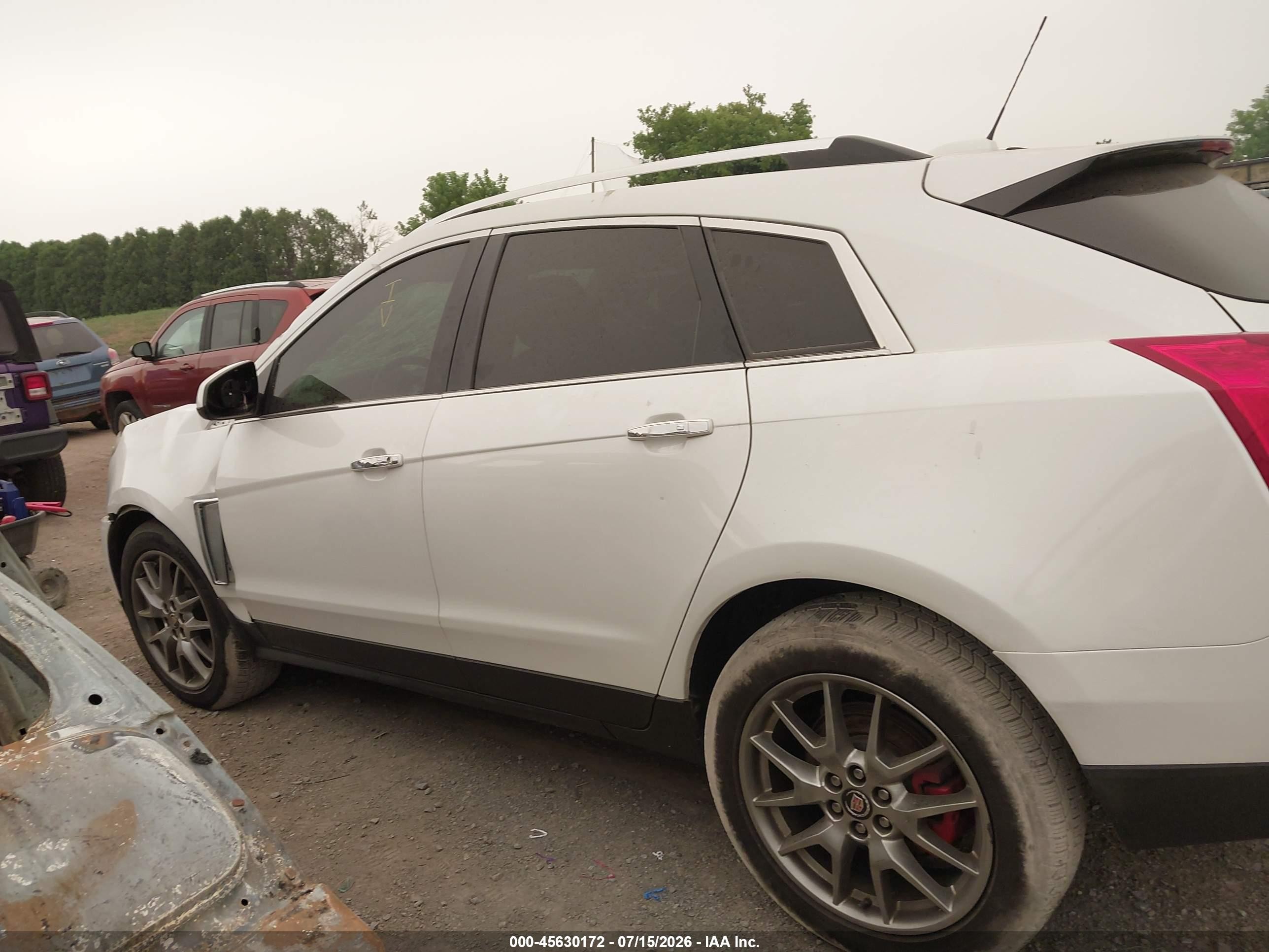 2015 Cadillac Srx Performance Collection White vin: 3GYFNFE36FS641571