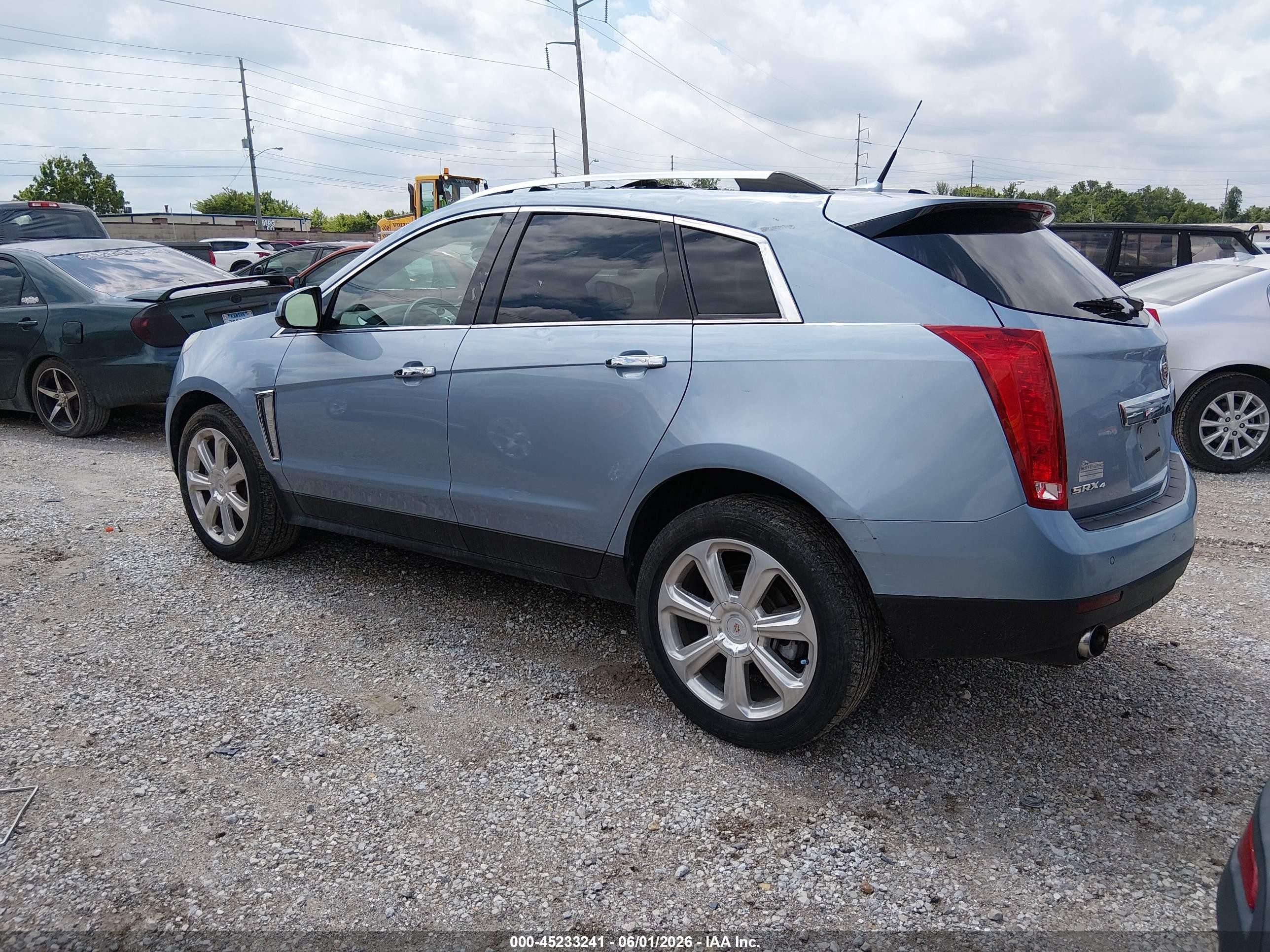 2014 Cadillac Srx Performance Collection Blue vin: 3GYFNFE37ES544698