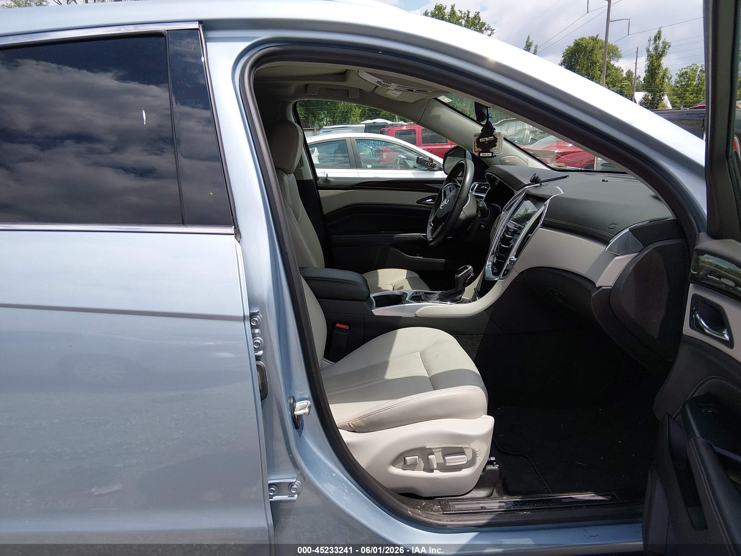 2014 Cadillac Srx Performance Collection Blue vin: 3GYFNFE37ES544698