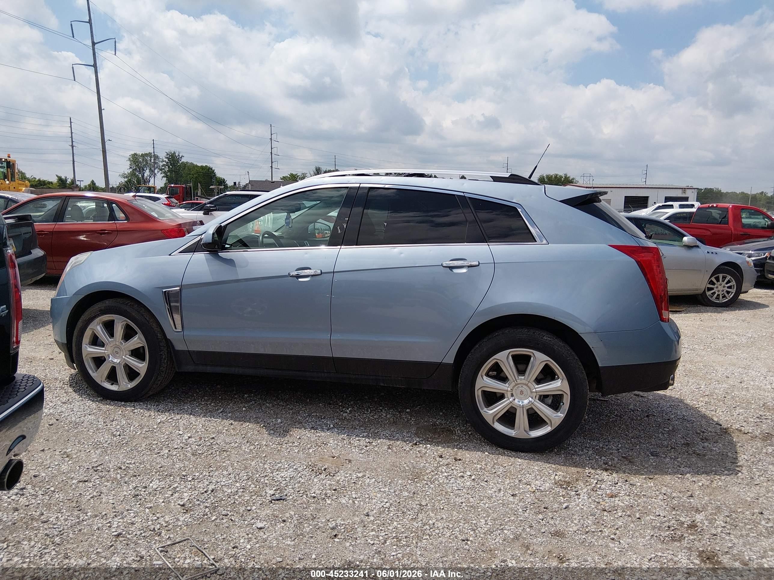 2014 Cadillac Srx Performance Collection Blue vin: 3GYFNFE37ES544698