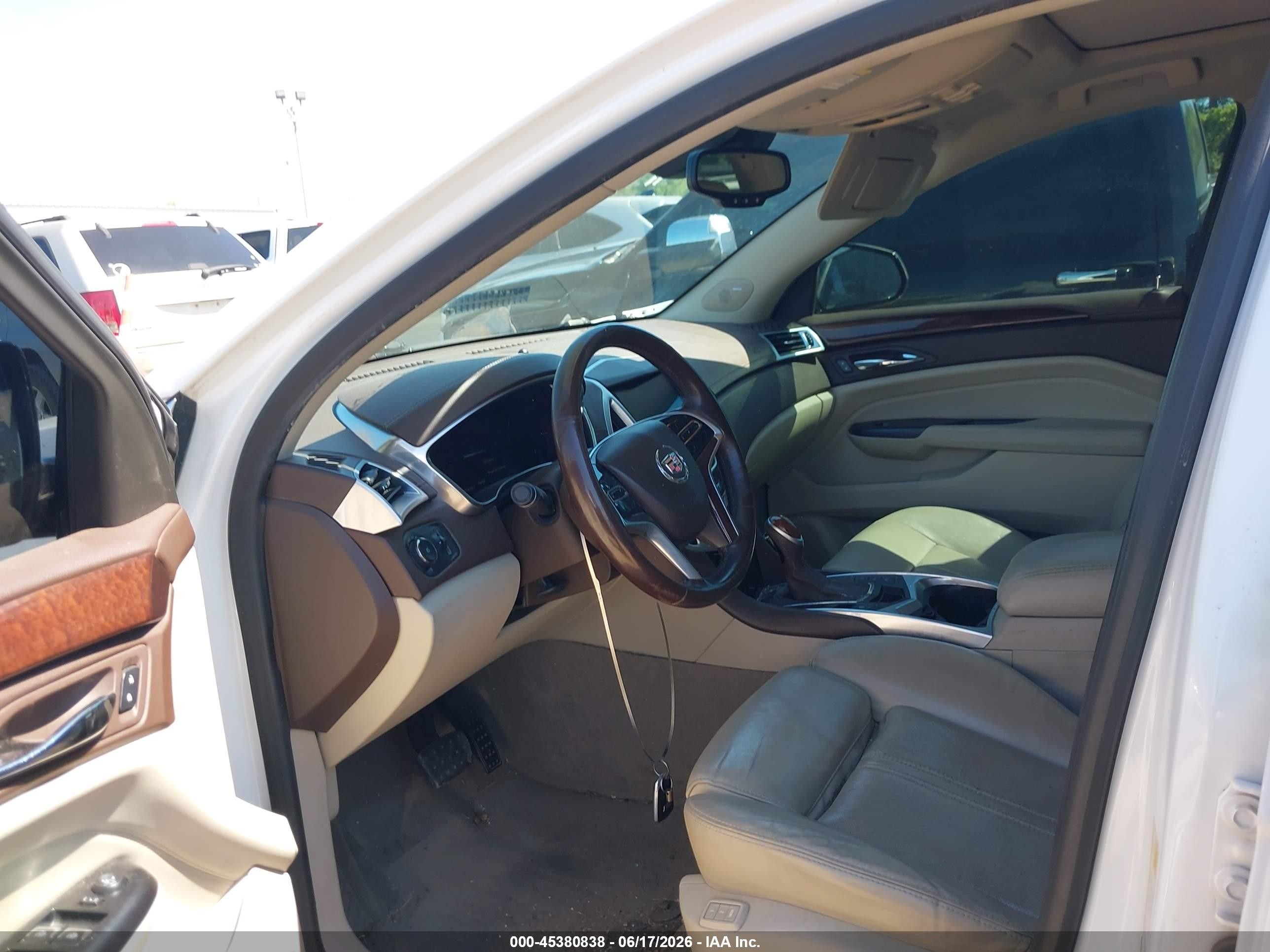 2015 Cadillac Srx Performance Collection White vin: 3GYFNFE37FS624469