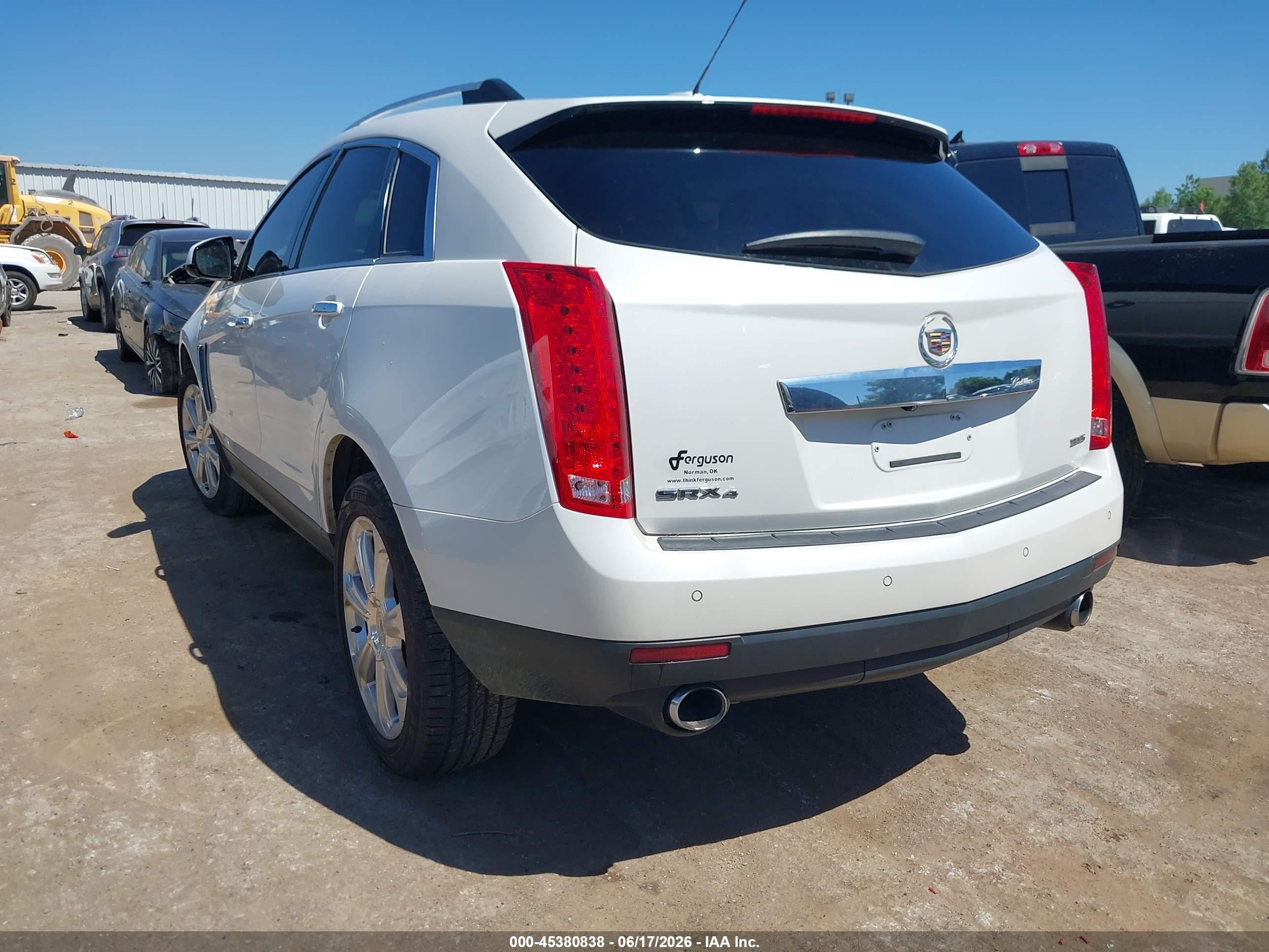 2015 Cadillac Srx Performance Collection White vin: 3GYFNFE37FS624469