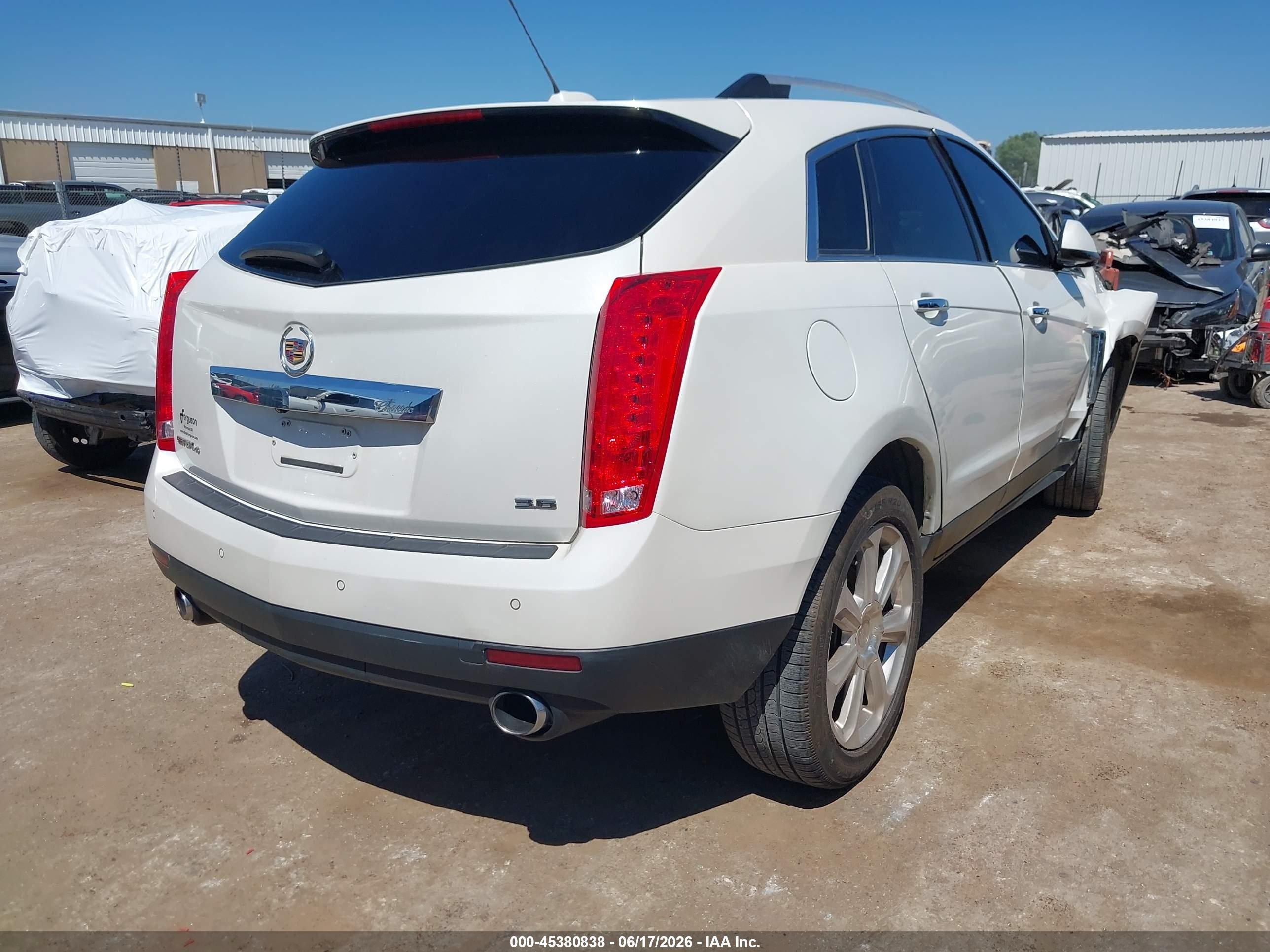 2015 Cadillac Srx Performance Collection White vin: 3GYFNFE37FS624469