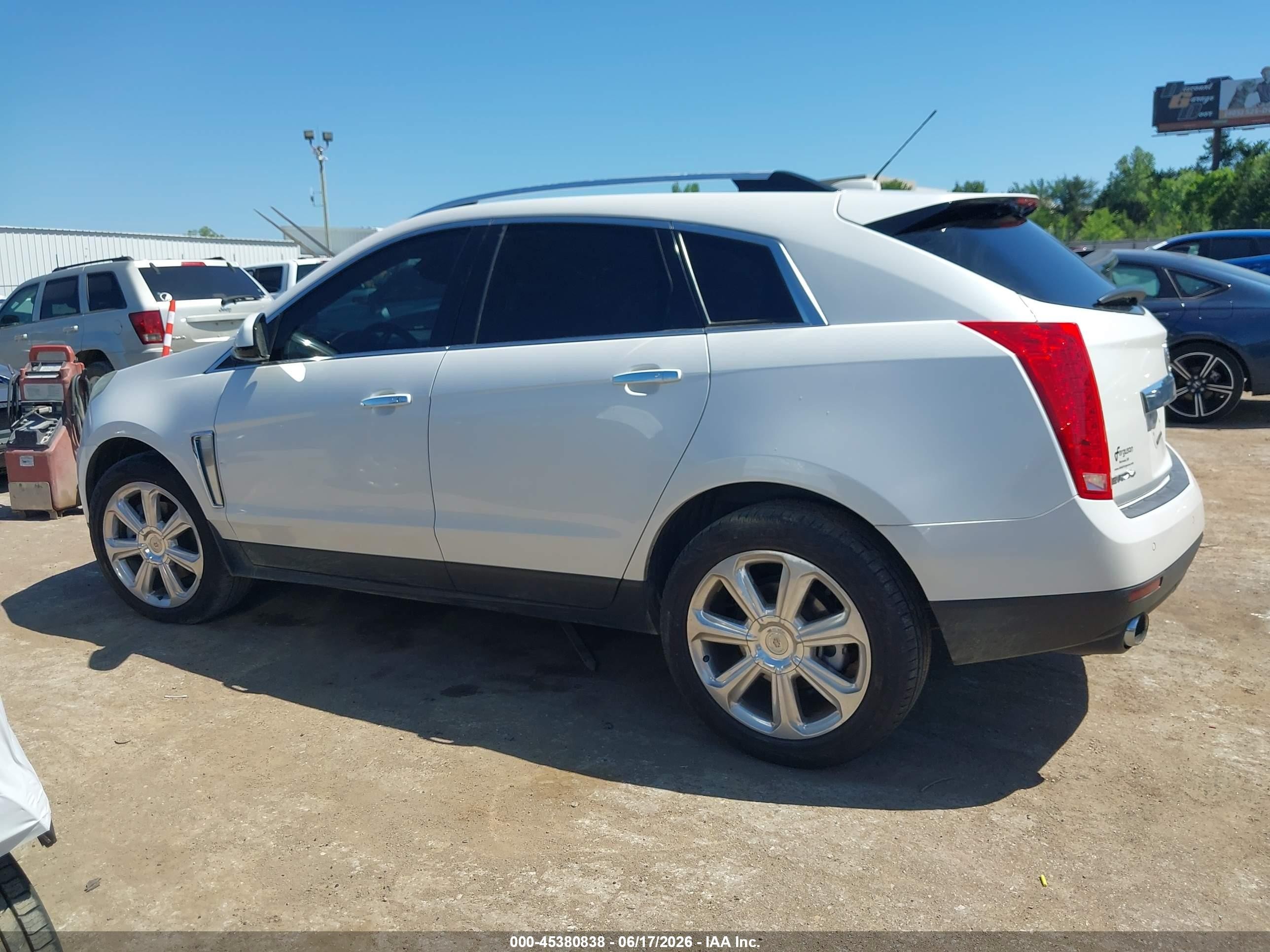 2015 Cadillac Srx Performance Collection White vin: 3GYFNFE37FS624469