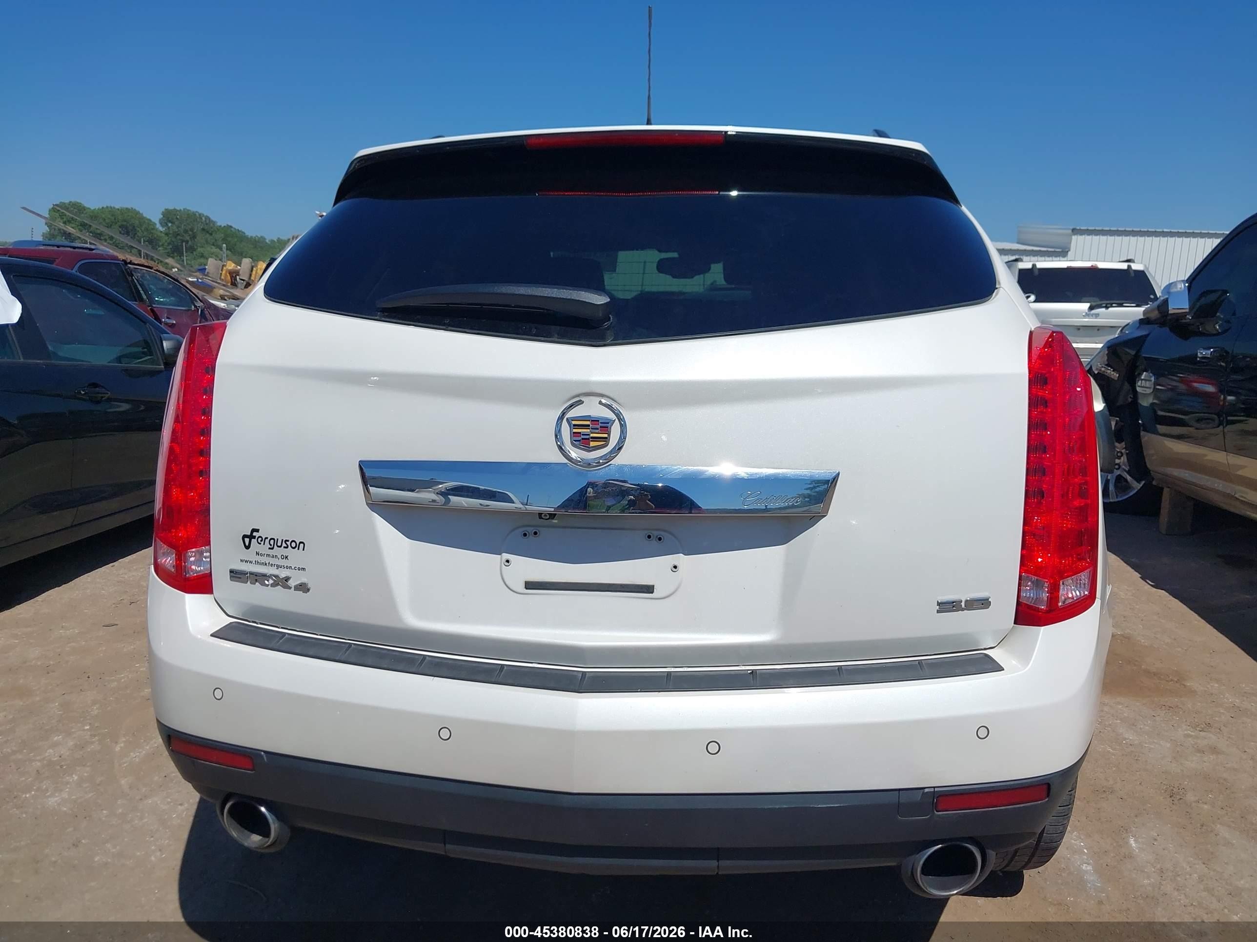 2015 Cadillac Srx Performance Collection White vin: 3GYFNFE37FS624469