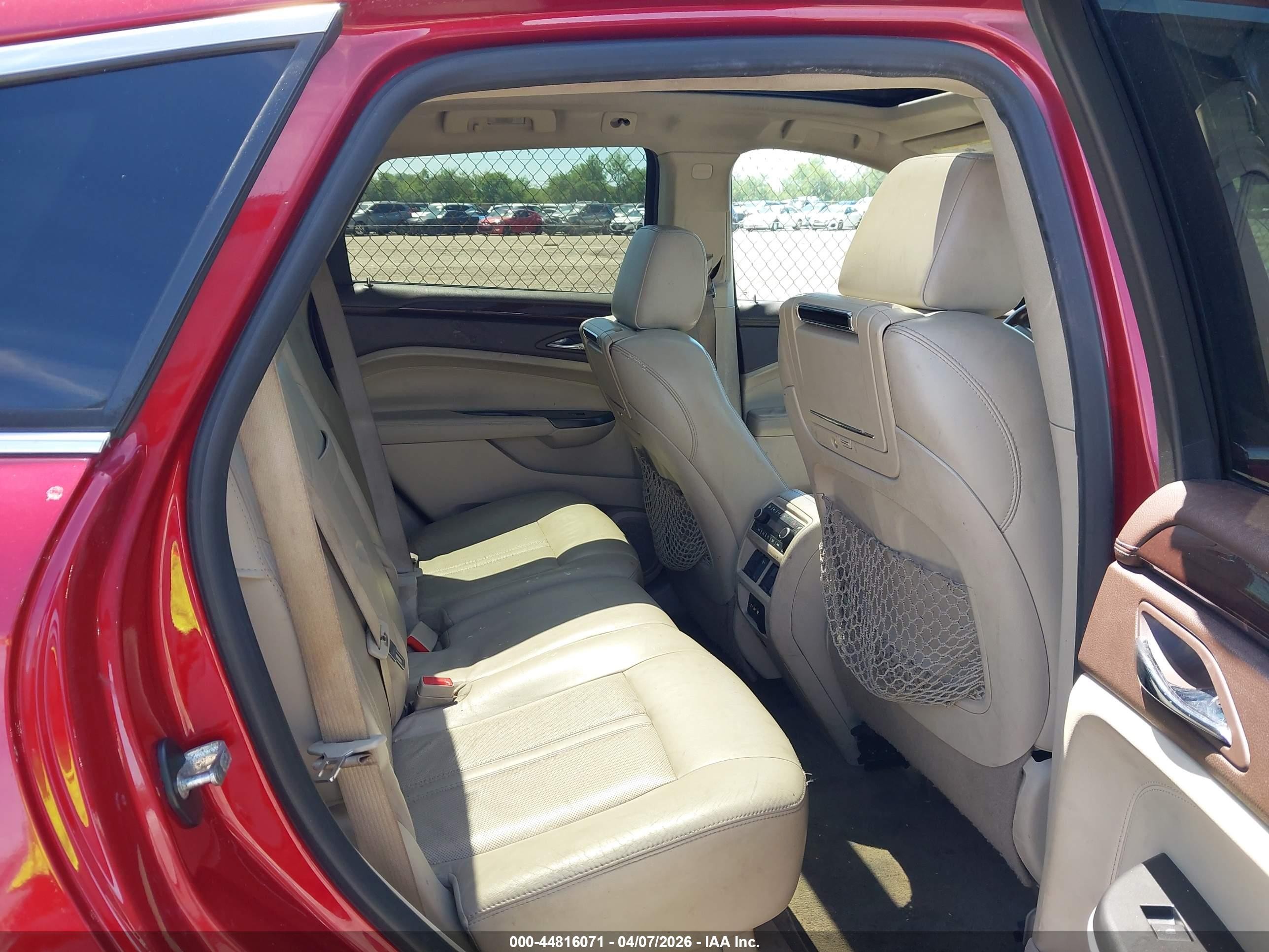 2012 Cadillac Srx Premium Collection Red vin: 3GYFNFE38CS541029