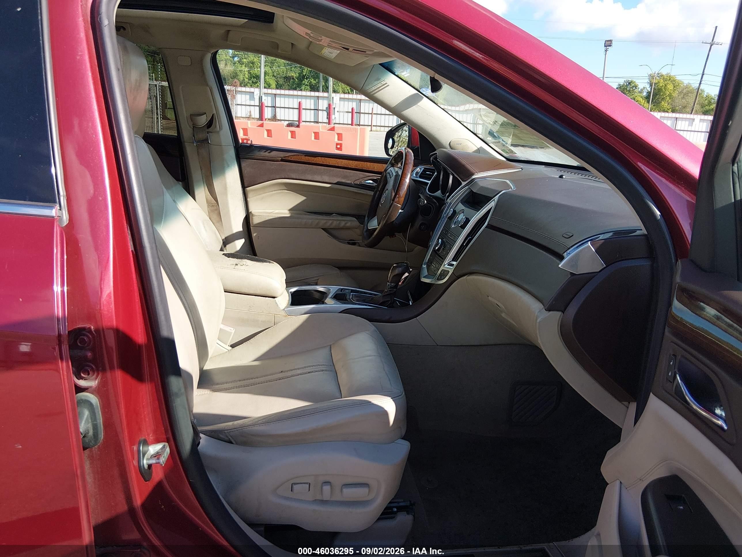 2012 Cadillac Srx Premium Collection Red vin: 3GYFNFE38CS541029