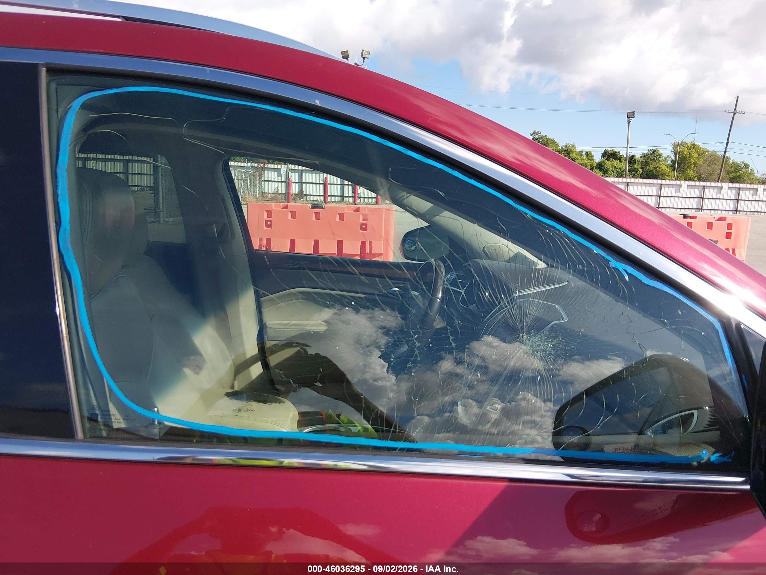 2012 Cadillac Srx Premium Collection Red vin: 3GYFNFE38CS541029