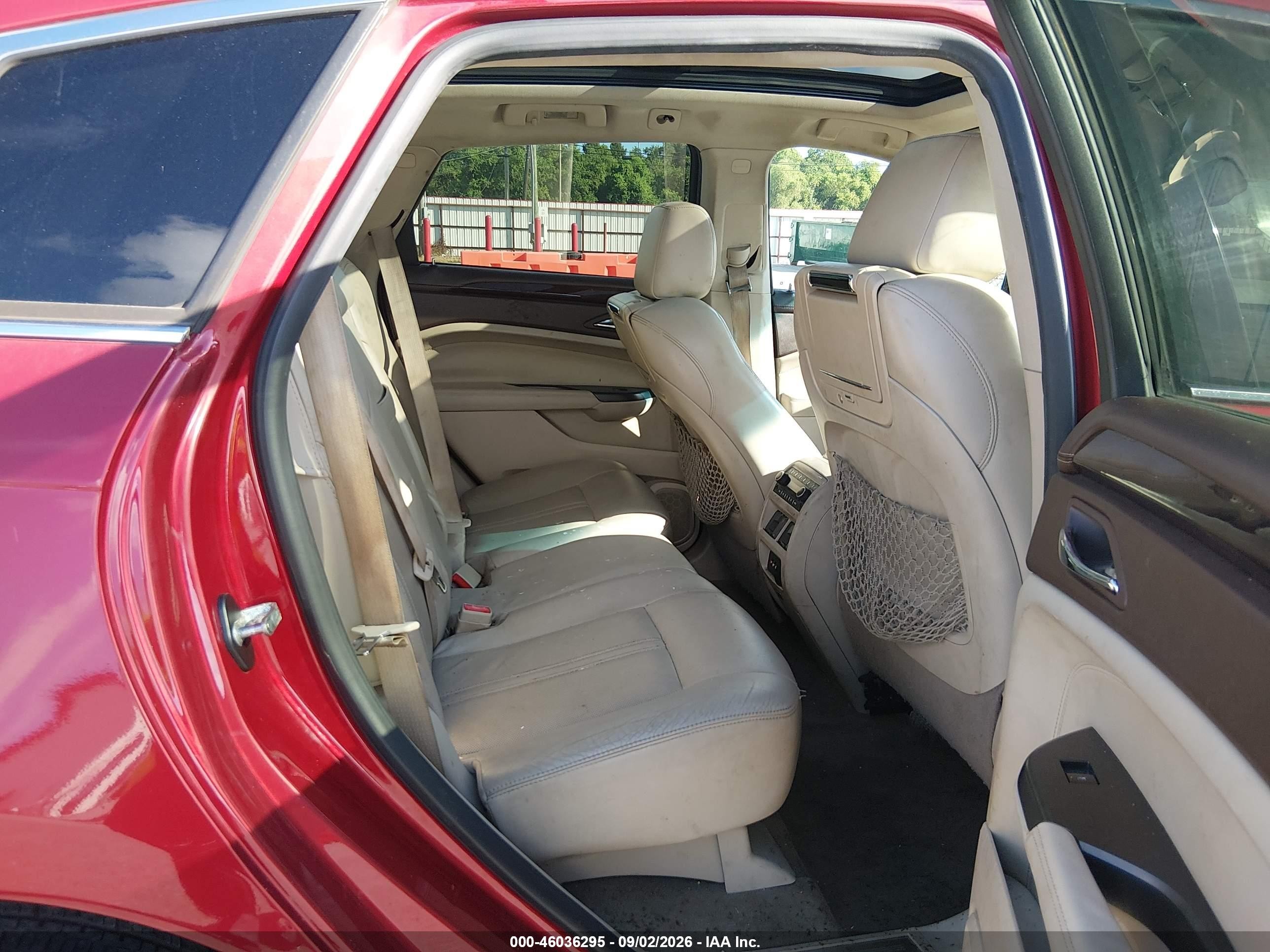 2012 Cadillac Srx Premium Collection Red vin: 3GYFNFE38CS541029