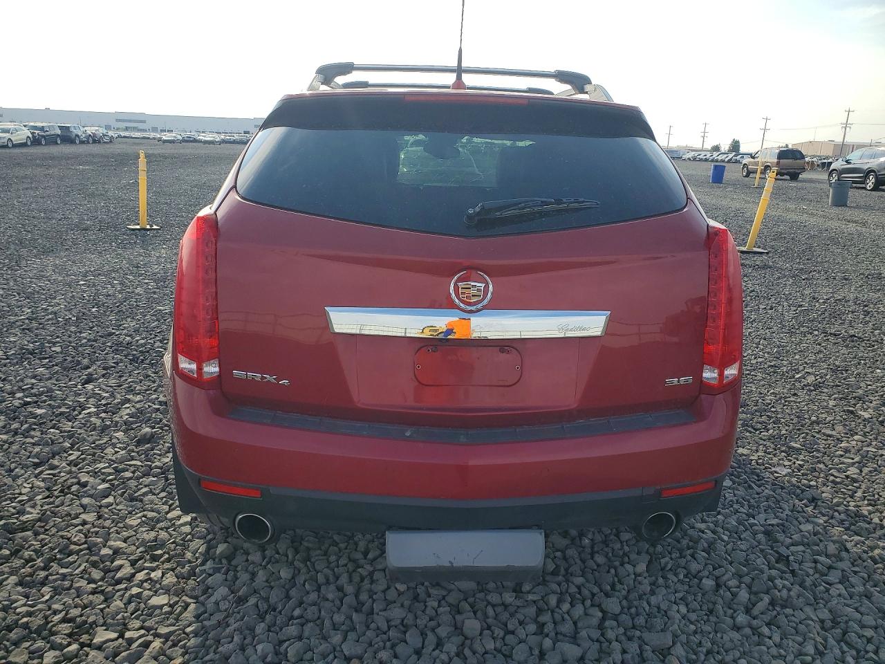2012 Cadillac Srx Premium Collection Red vin: 3GYFNFE38CS623374