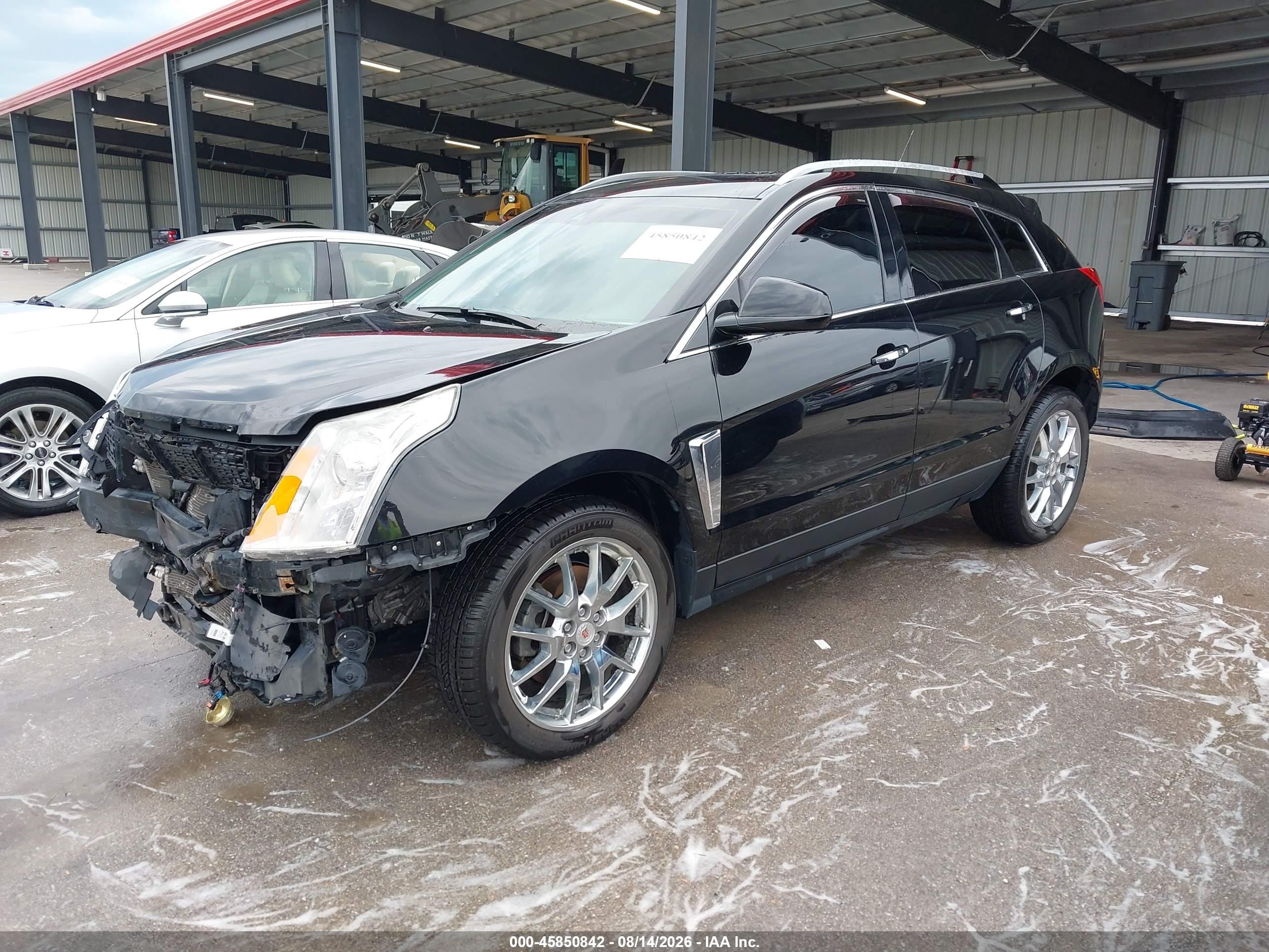 2014 Cadillac Srx Performance Collection Black vin: 3GYFNFE38ES680628
