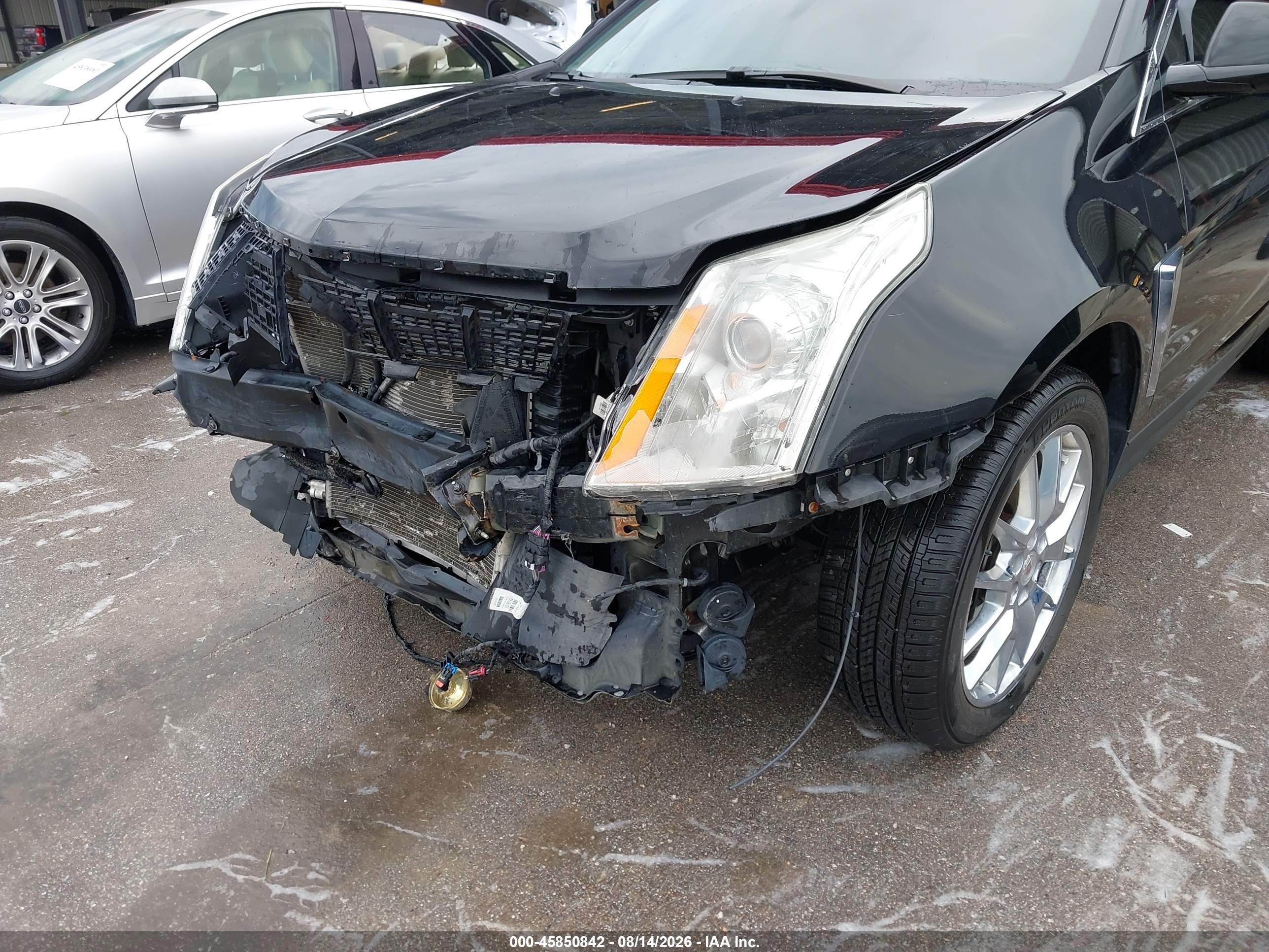 2014 Cadillac Srx Performance Collection Black vin: 3GYFNFE38ES680628